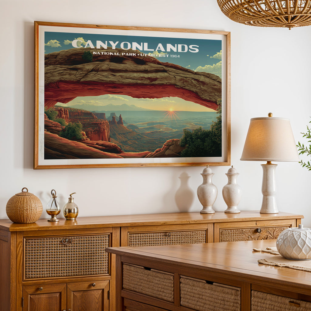 Canyonlands National Park Horizontal Vintage Art