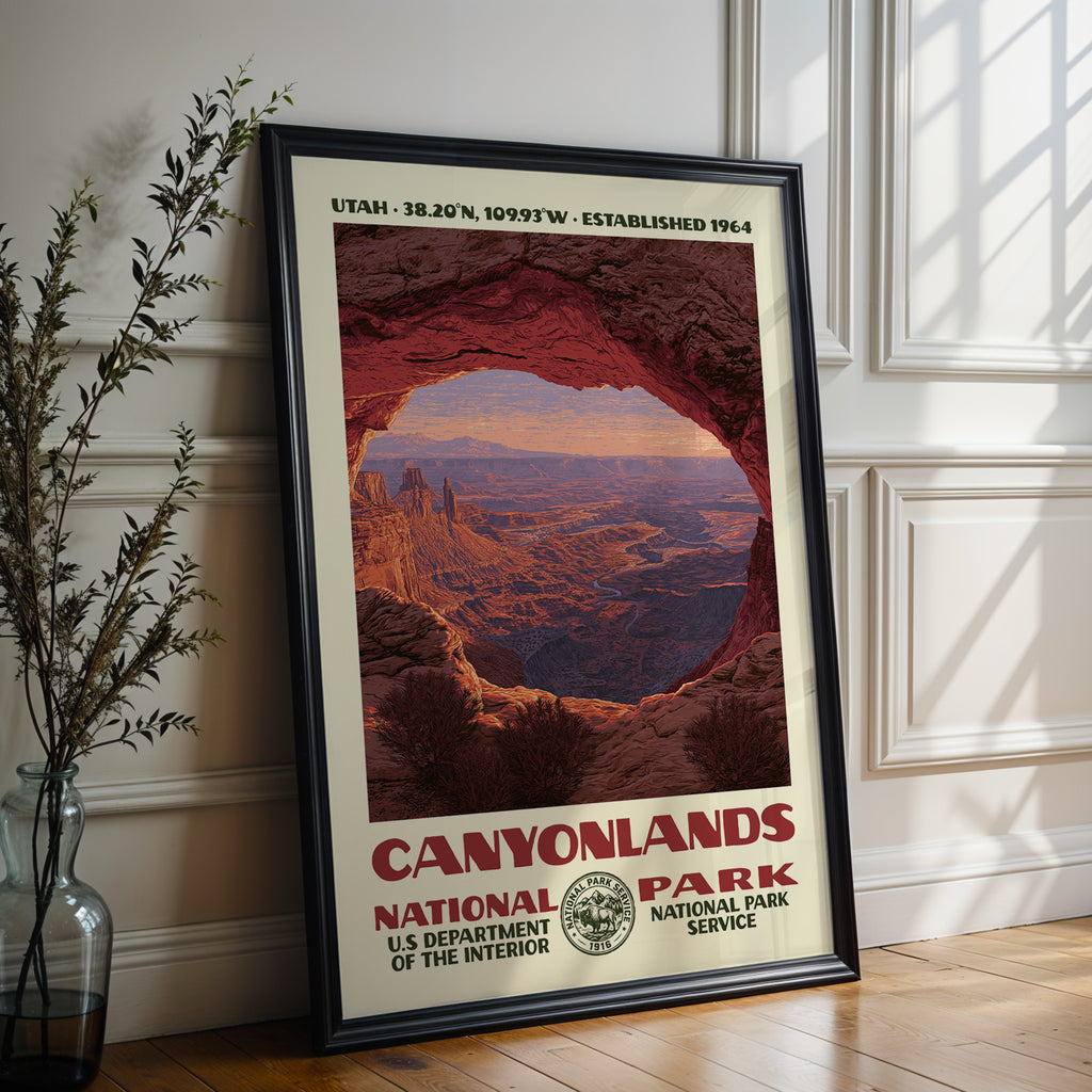 Canyonlands National Park Vintage WPA Art