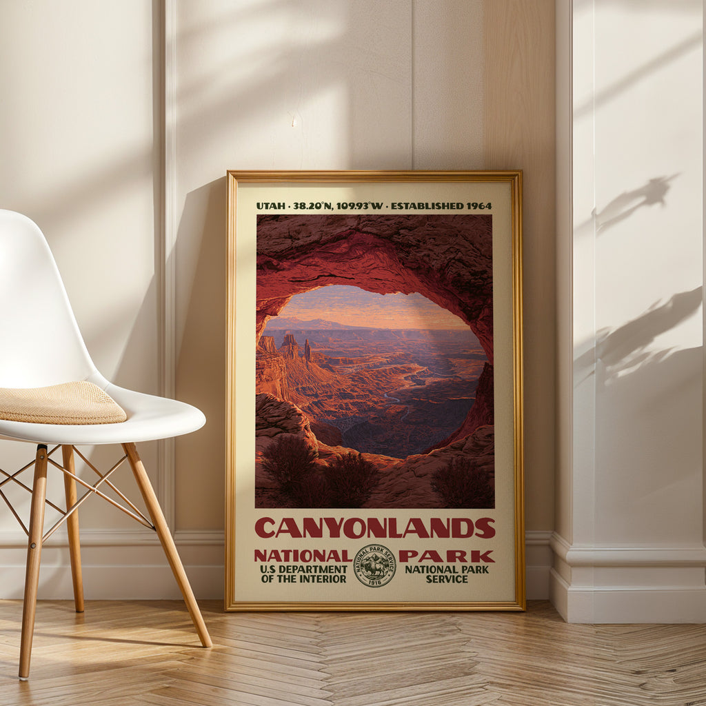 Canyonlands National Park Vintage WPA Art