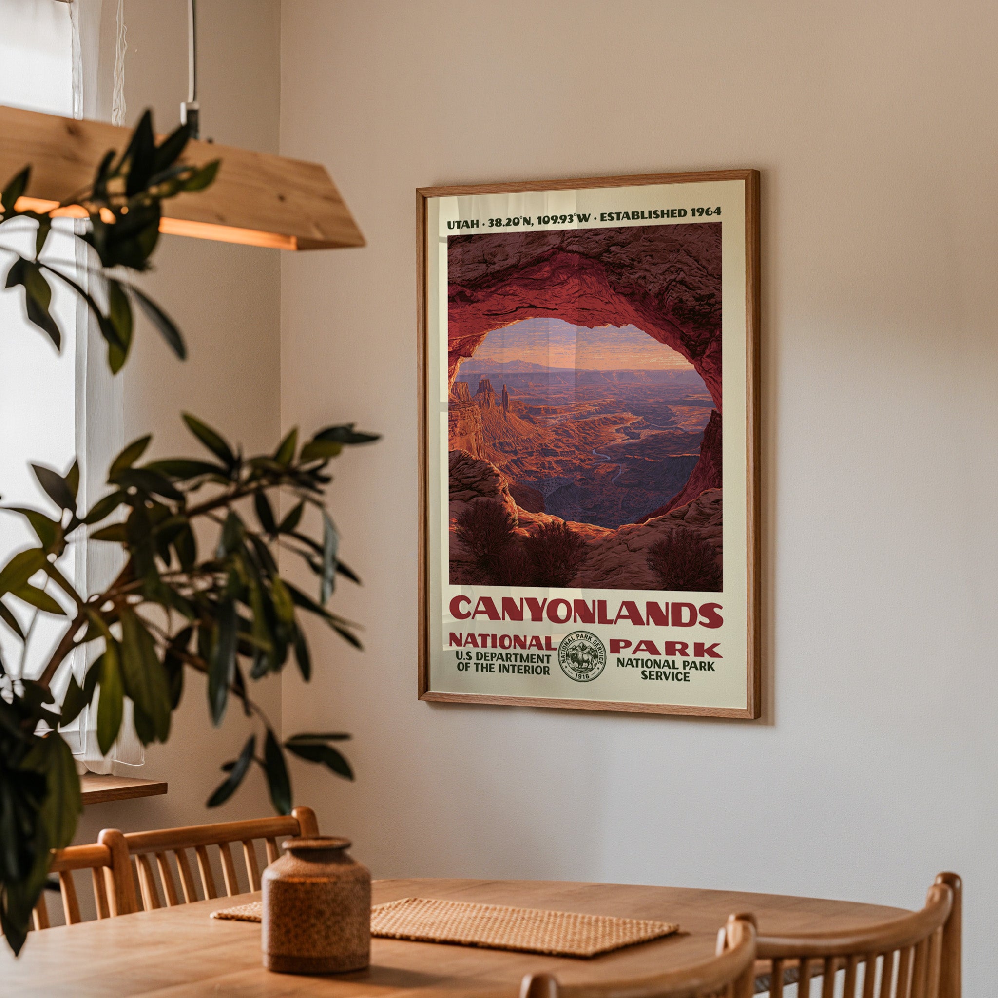 Canyonlands National Park Vintage WPA Art