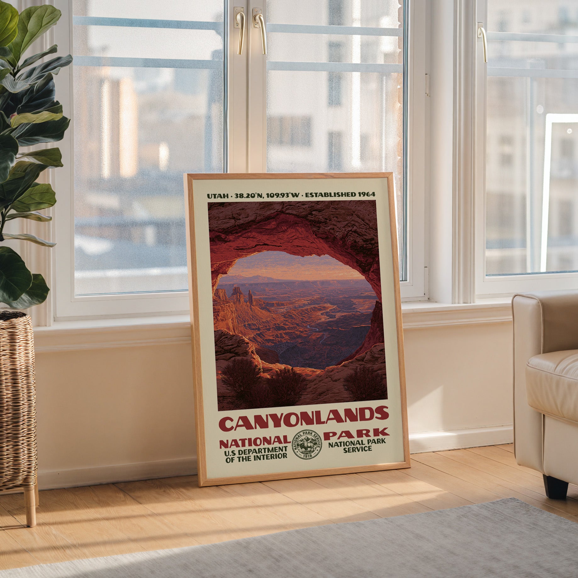Canyonlands National Park Vintage WPA Art