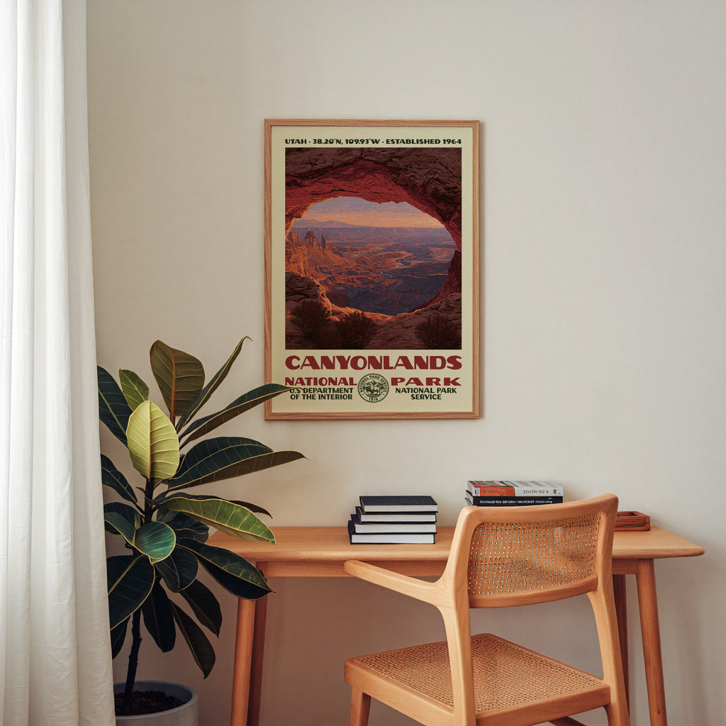 Canyonlands National Park Vintage WPA Art