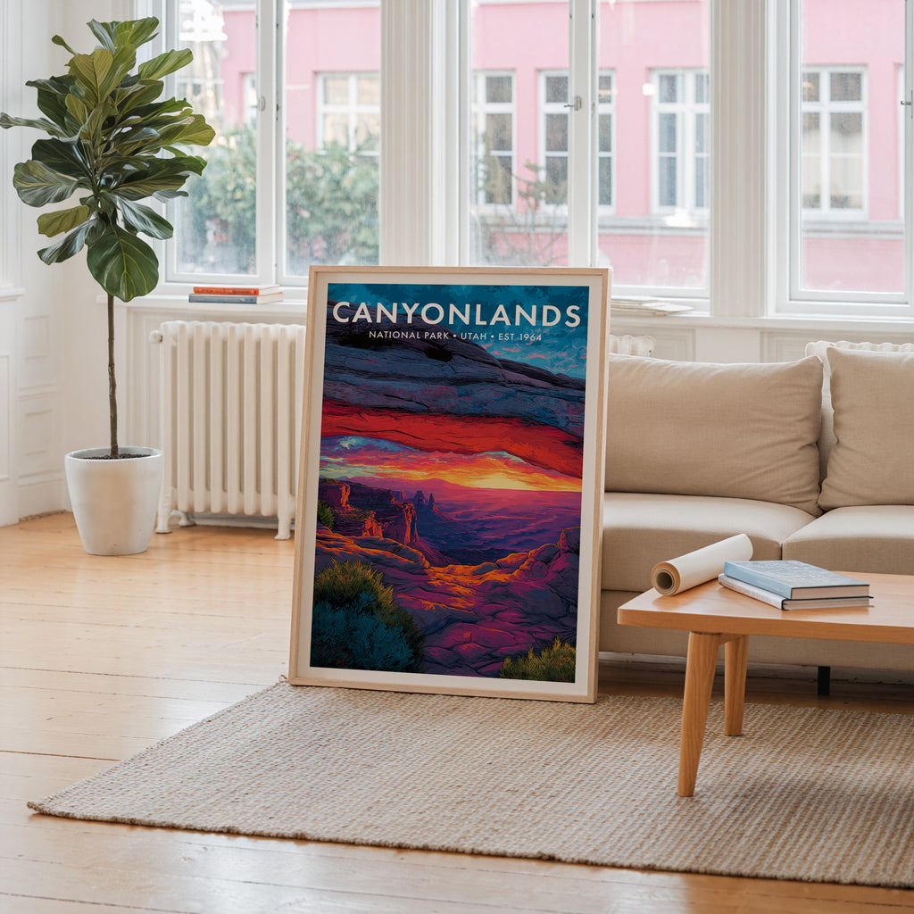 Retro Canyonlands National Park Print
