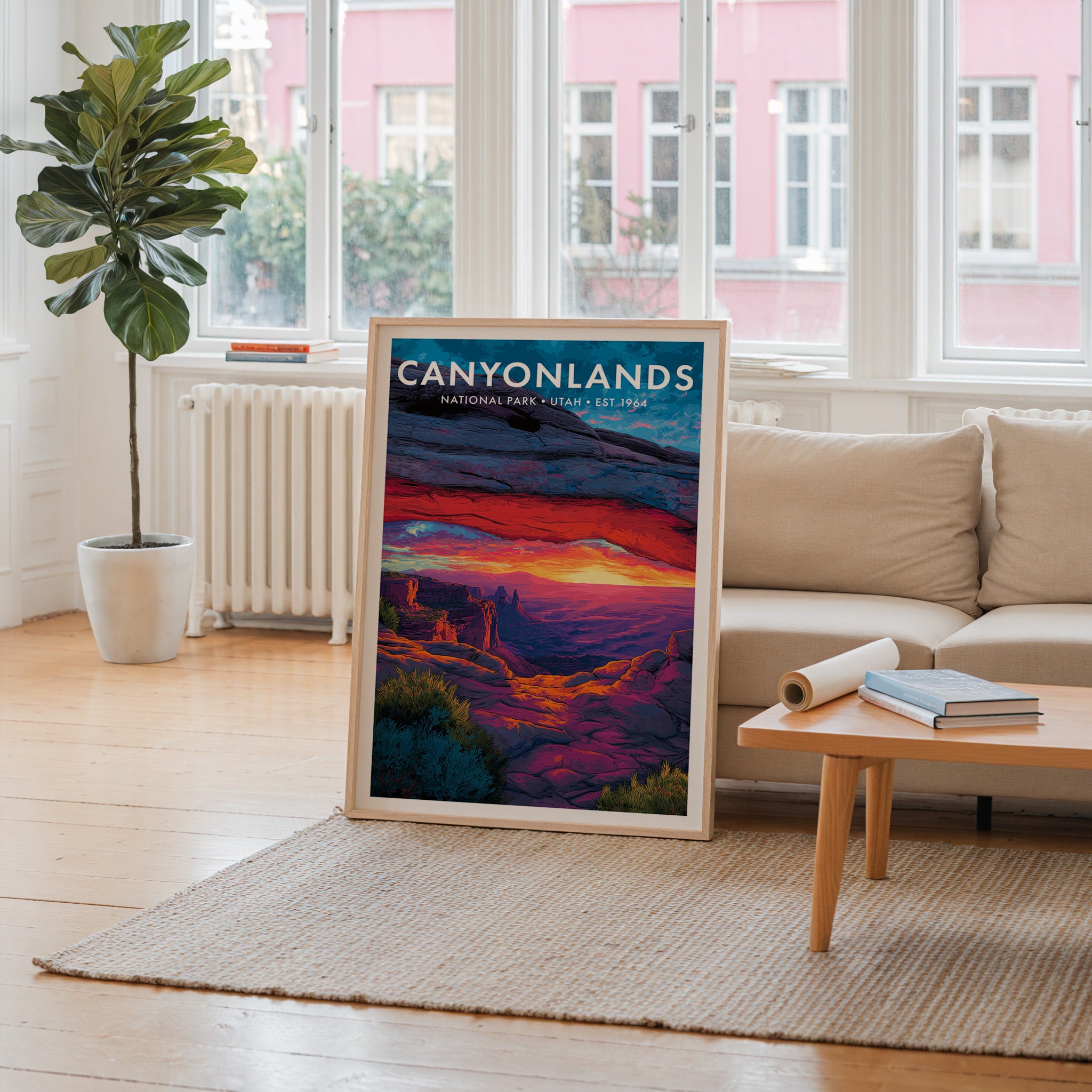 Retro Canyonlands National Park Print