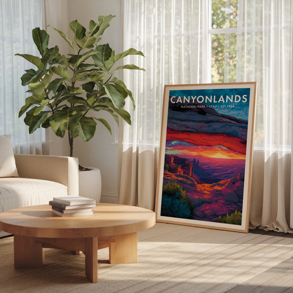 Retro Canyonlands National Park Print