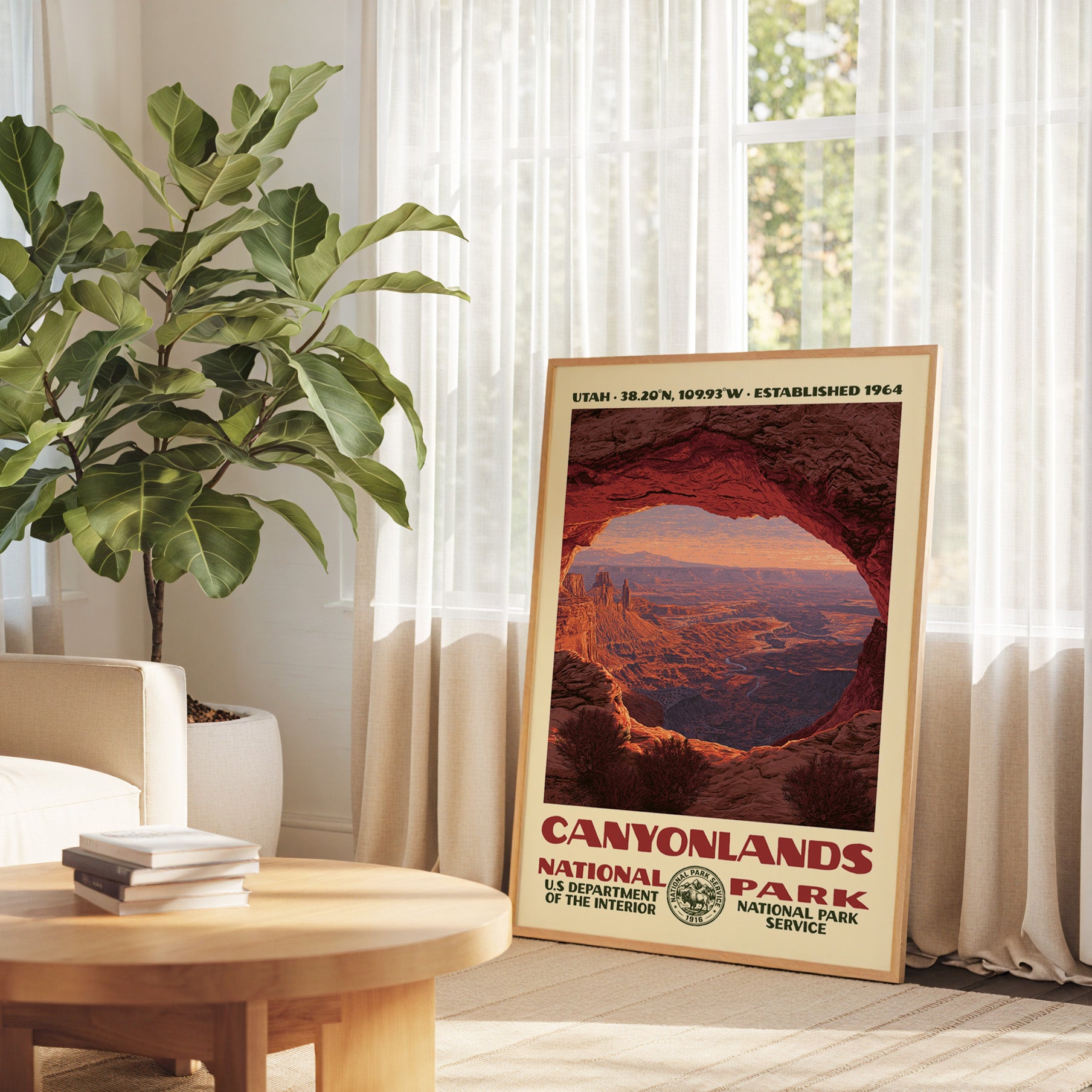 Canyonlands National Park Vintage WPA Art