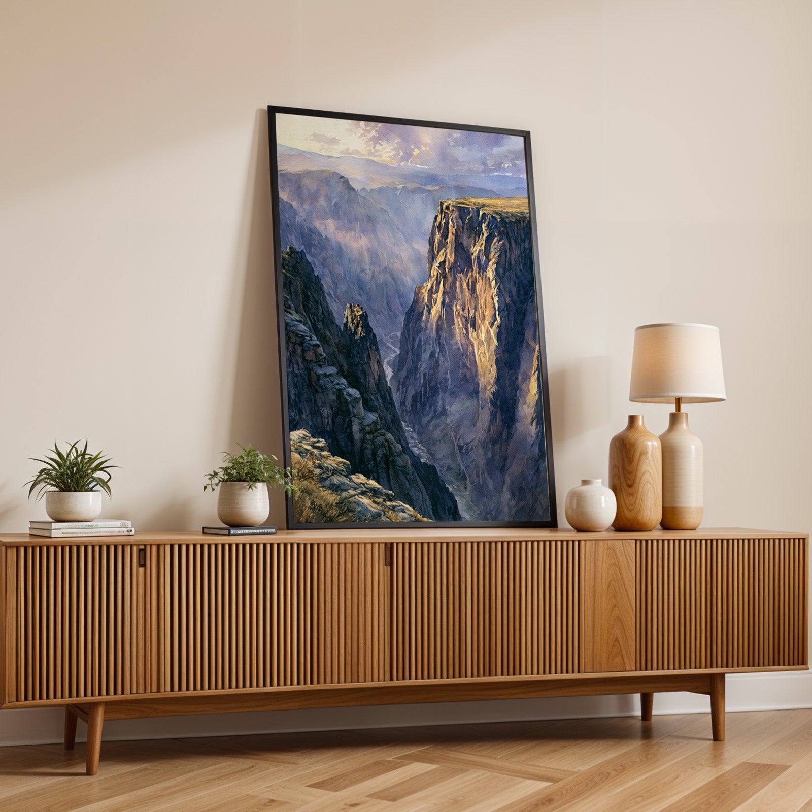 Black Canyon of the Gunnison National Park Watercolor Art