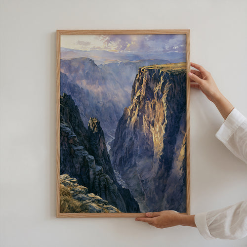 Black Canyon of the Gunnison National Park Watercolor Art