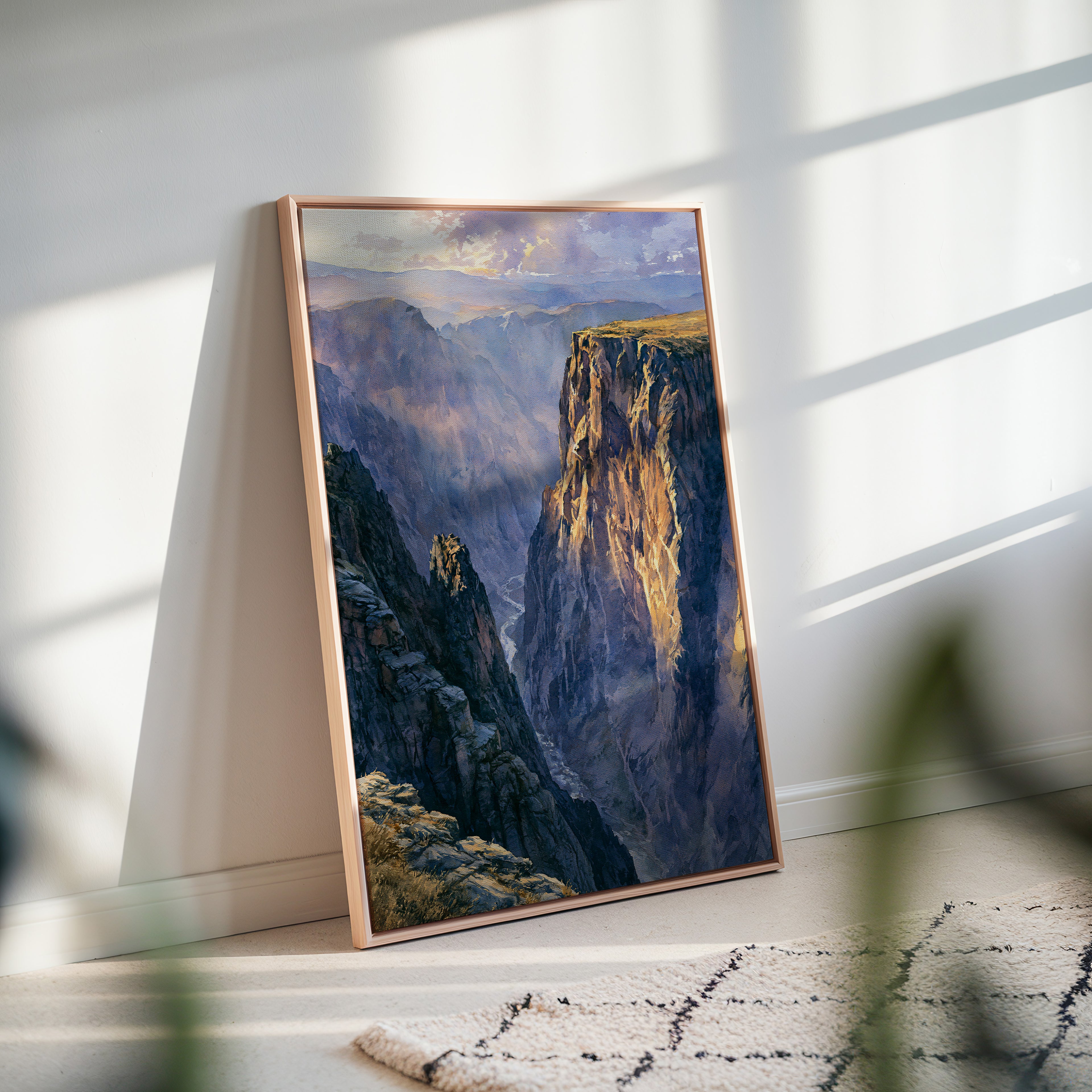 Black Canyon of the Gunnison National Park Watercolor Art