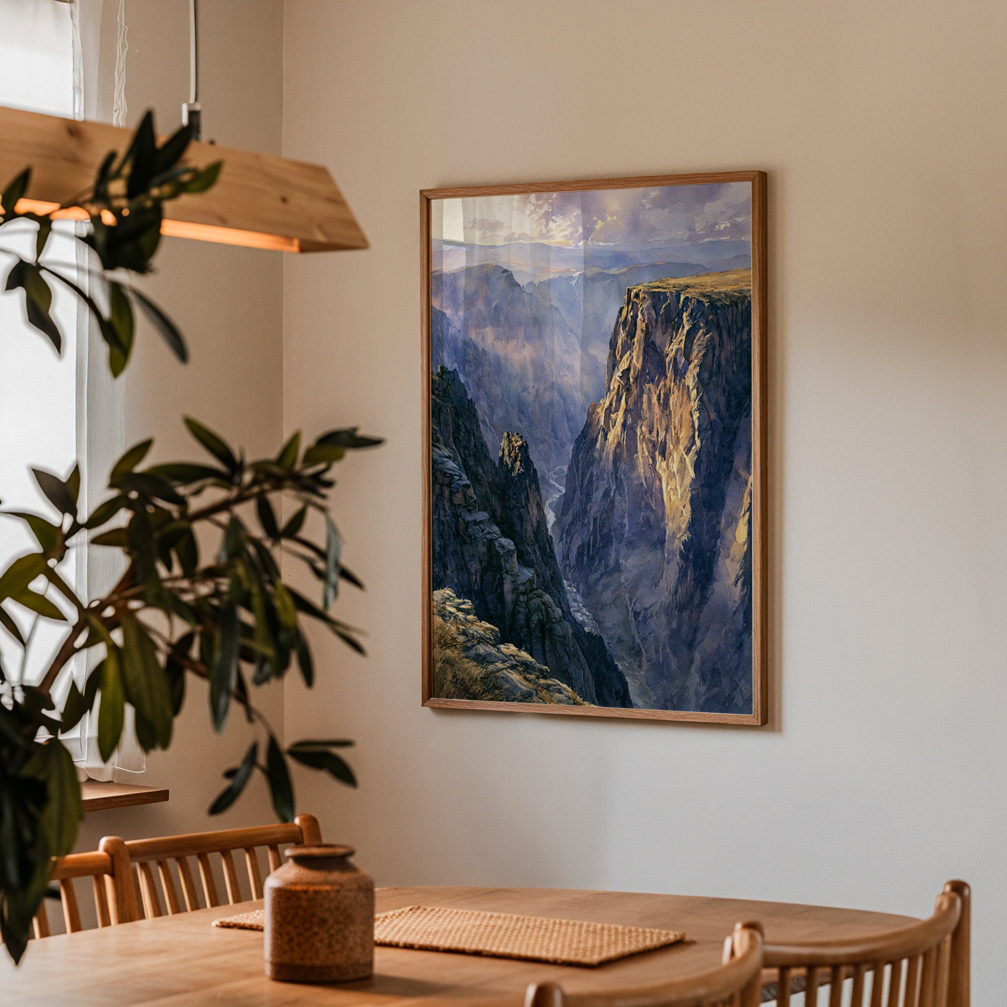 Black Canyon of the Gunnison National Park Watercolor Art