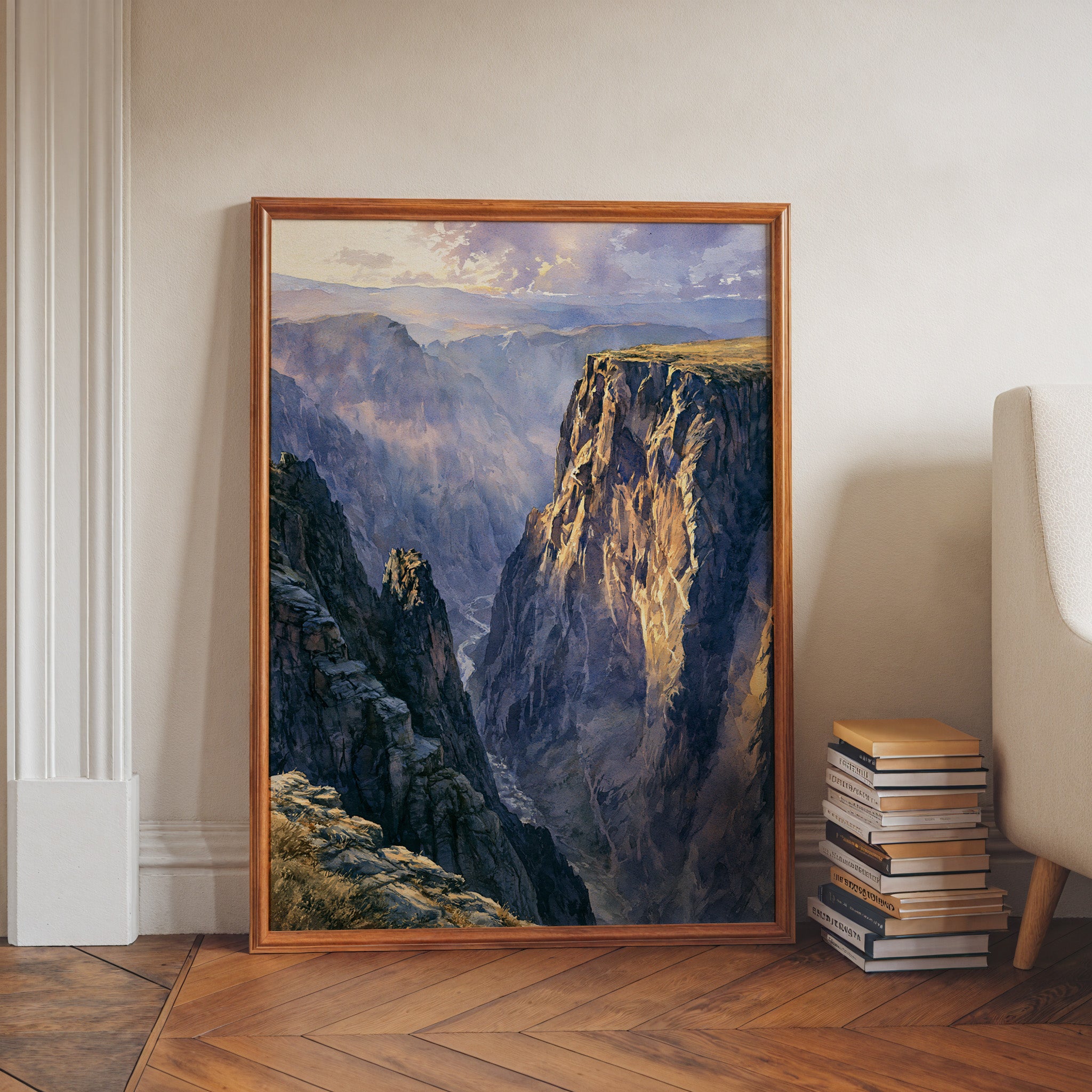 Black Canyon of the Gunnison National Park Watercolor Art
