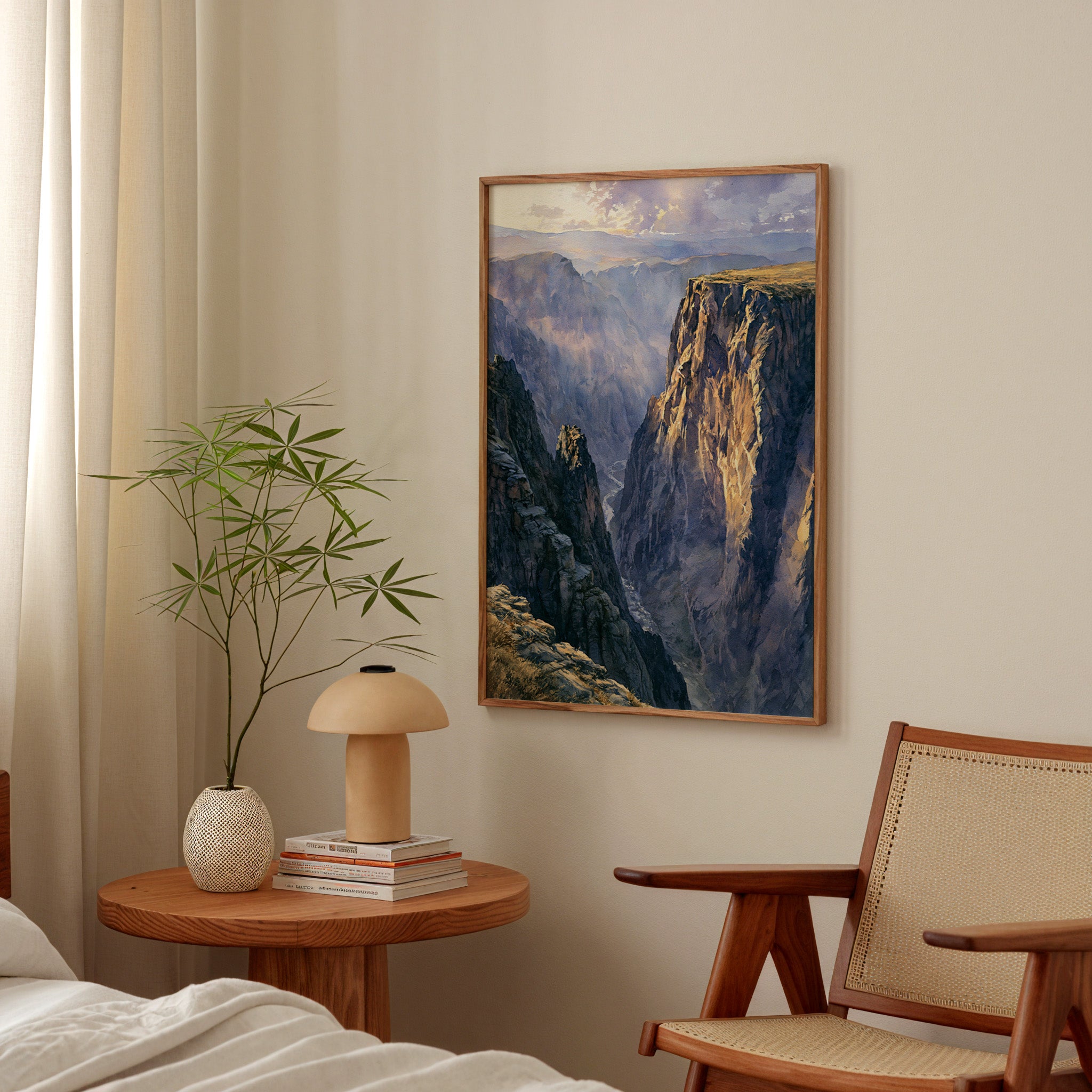 Black Canyon of the Gunnison National Park Watercolor Art