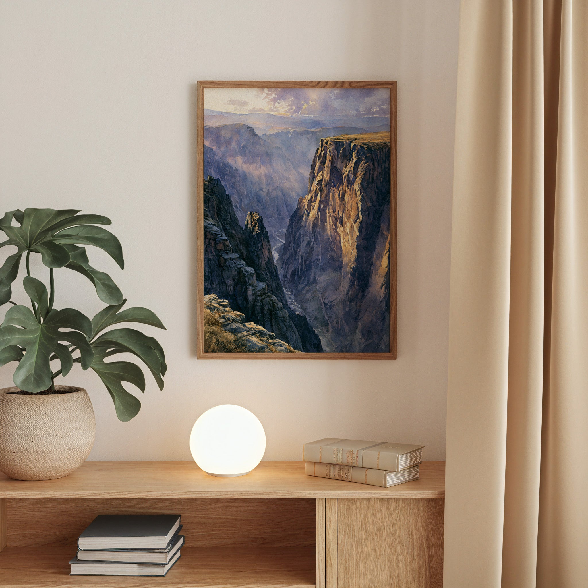 Black Canyon of the Gunnison National Park Watercolor Art