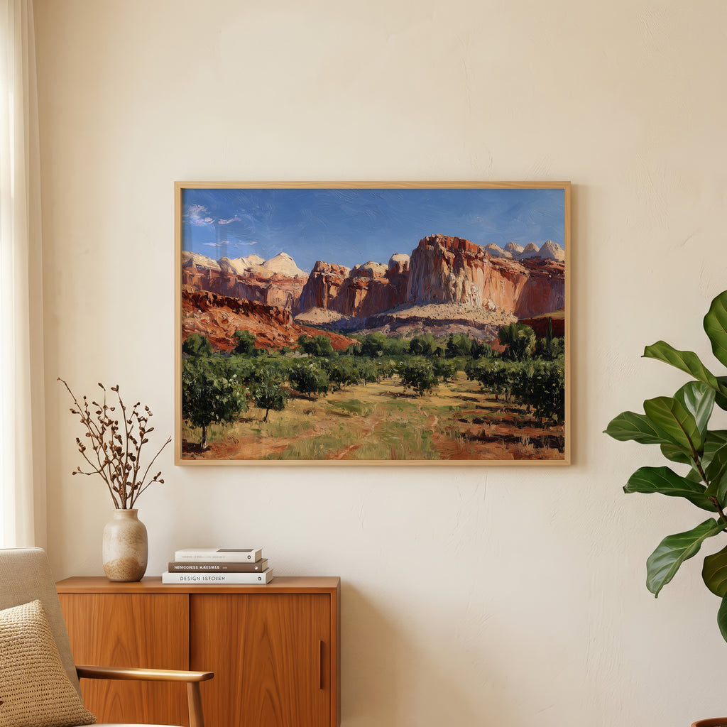 Capitol Reef National Park Oil Painting
