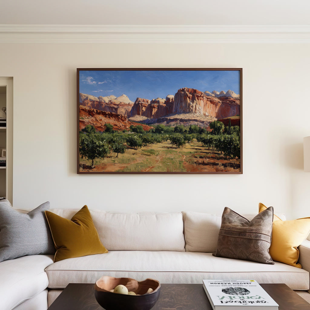 Capitol Reef National Park Oil Painting
