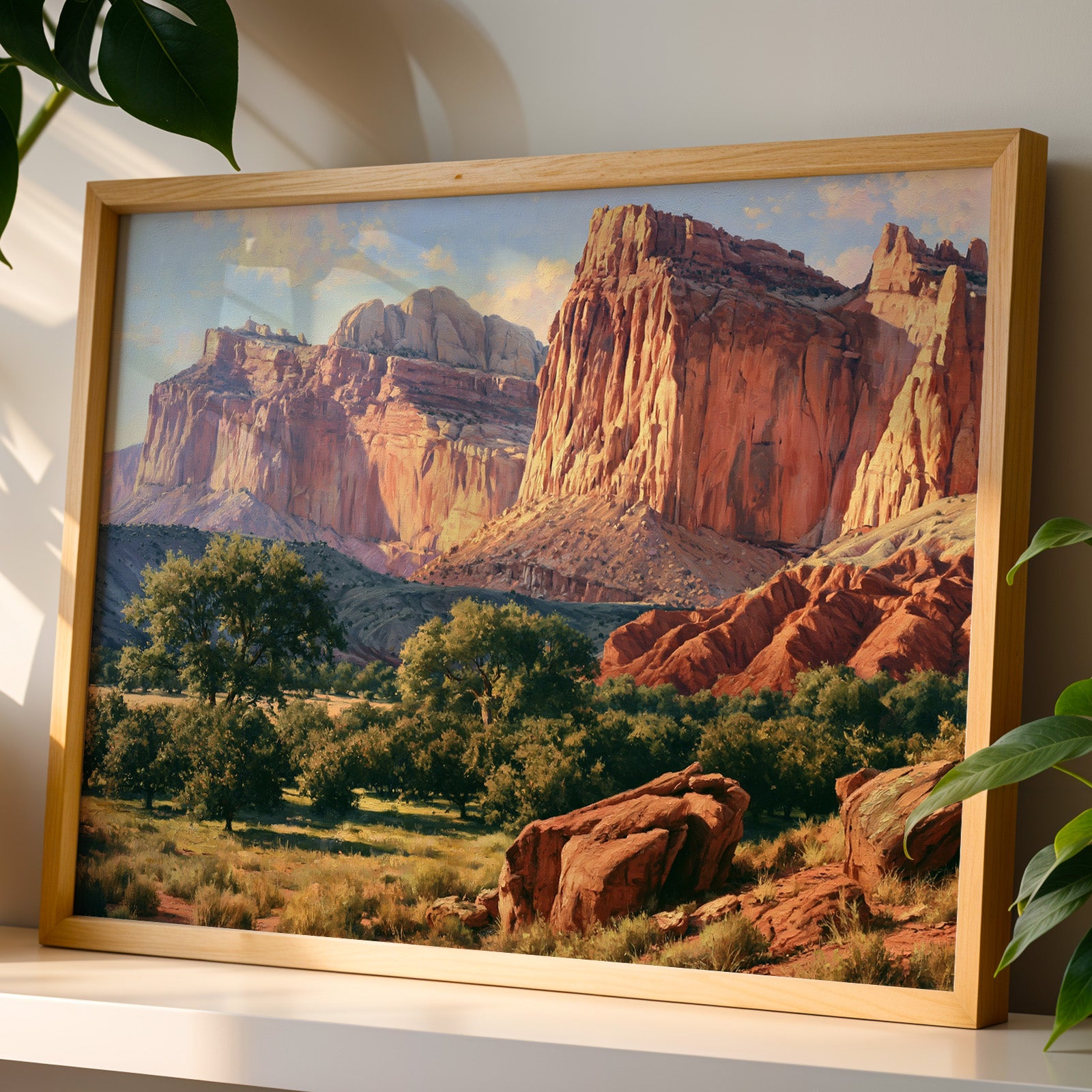 Capitol Reef National Park Classical Oil Painting