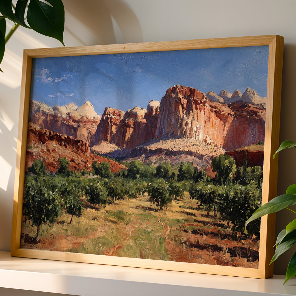 Capitol Reef National Park Oil Painting