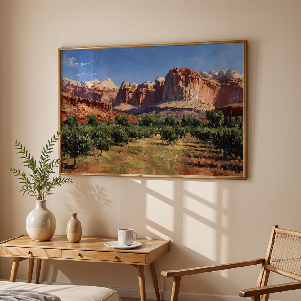 Capitol Reef National Park Oil Painting