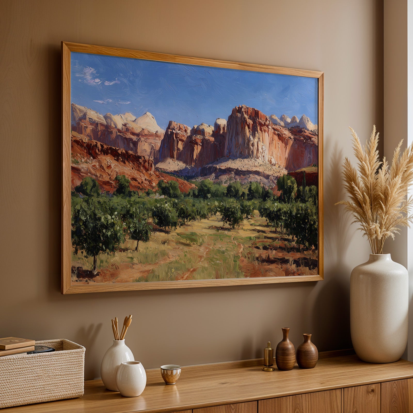 Capitol Reef National Park Oil Painting