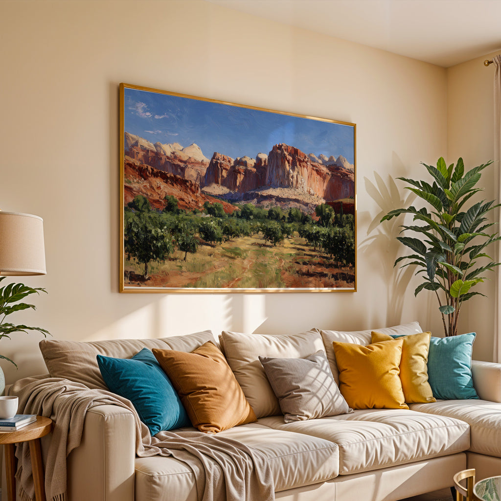 Capitol Reef National Park Oil Painting
