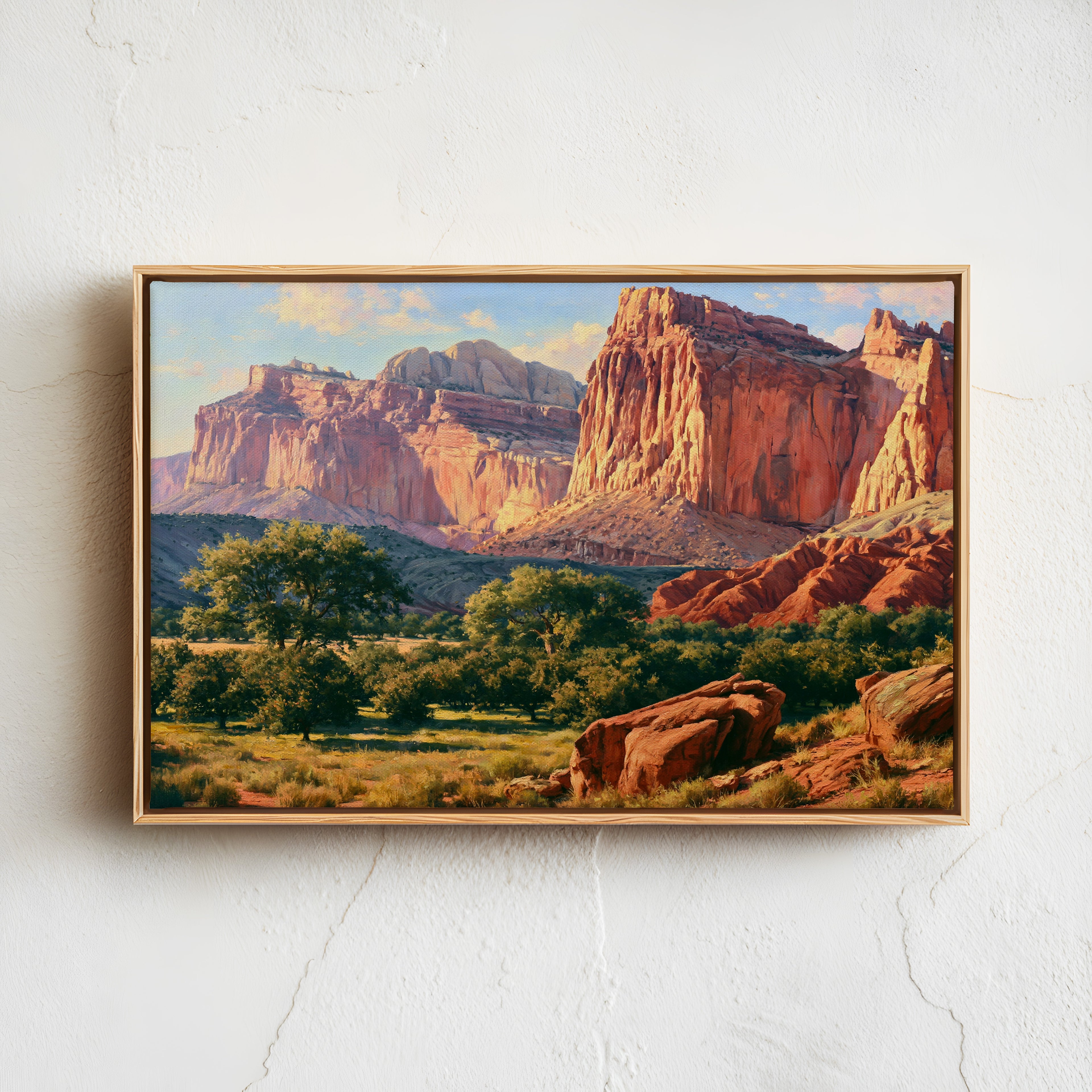 Capitol Reef National Park Classical Oil Painting