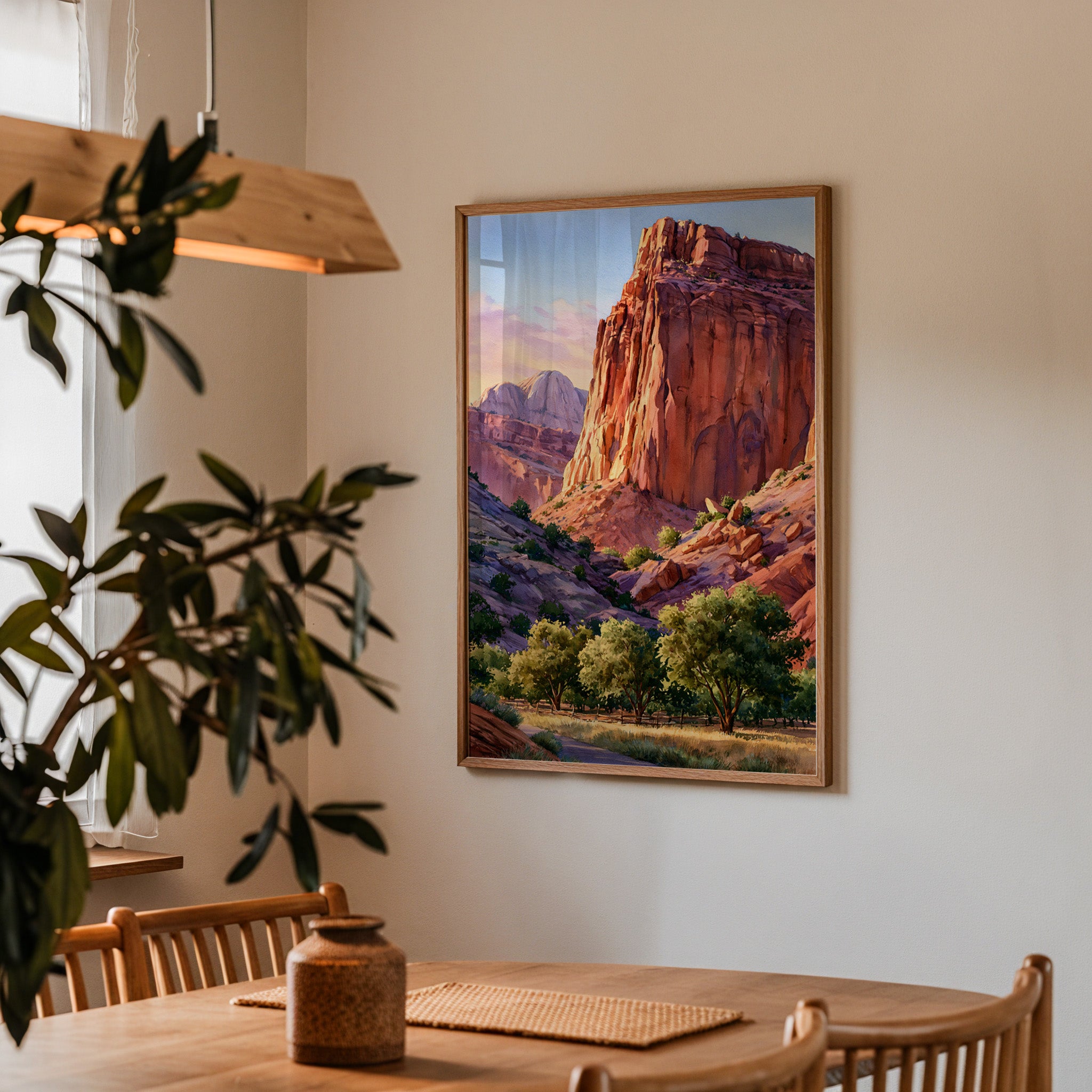 Capitol Reef National Park Watercolor Art
