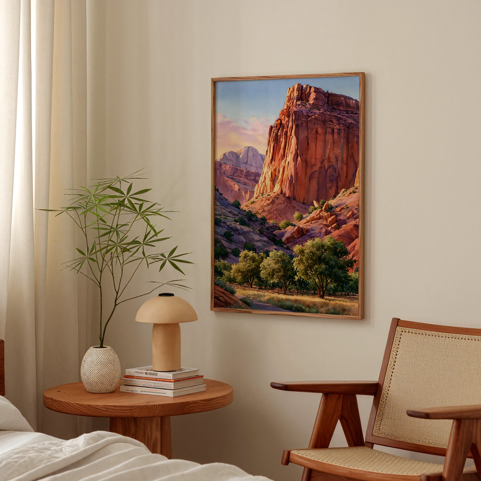 Capitol Reef National Park Watercolor Art