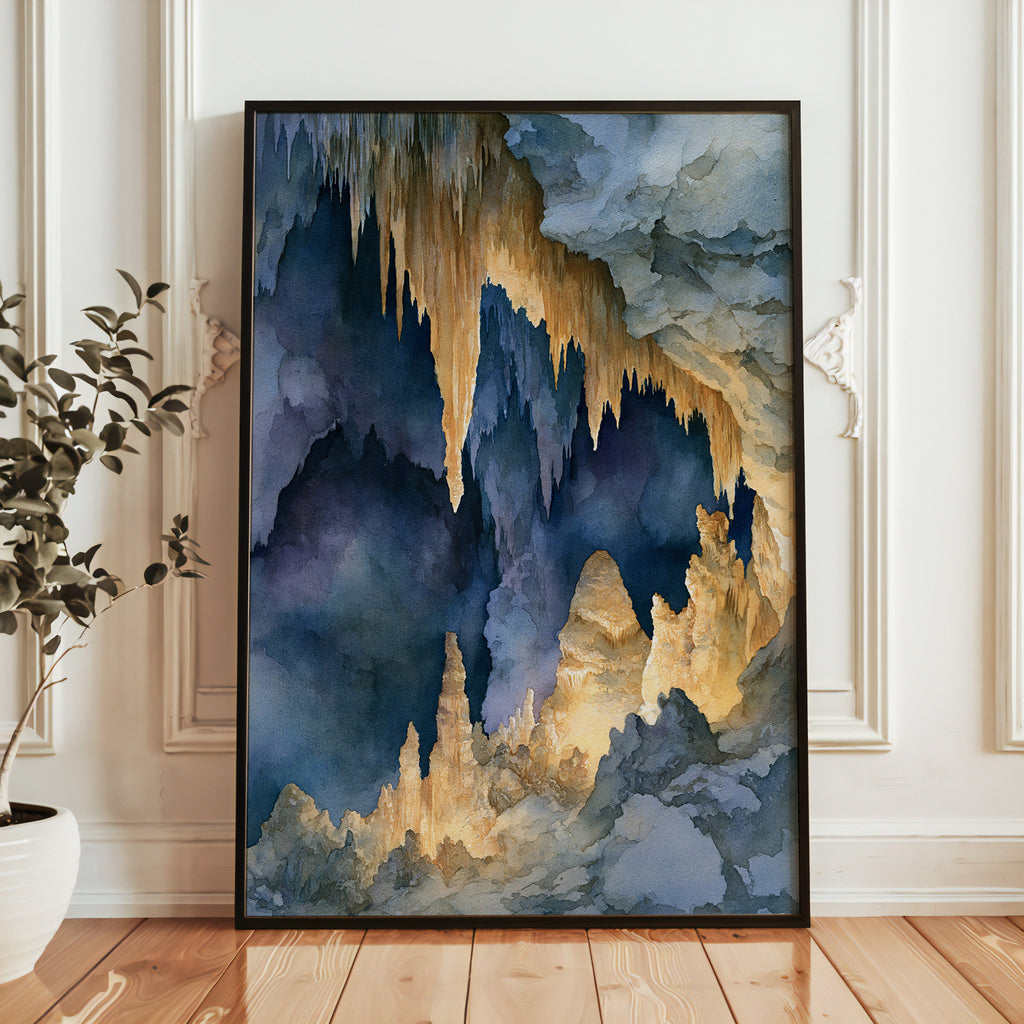 Carlsbad Caverns National Park Watercolor Art