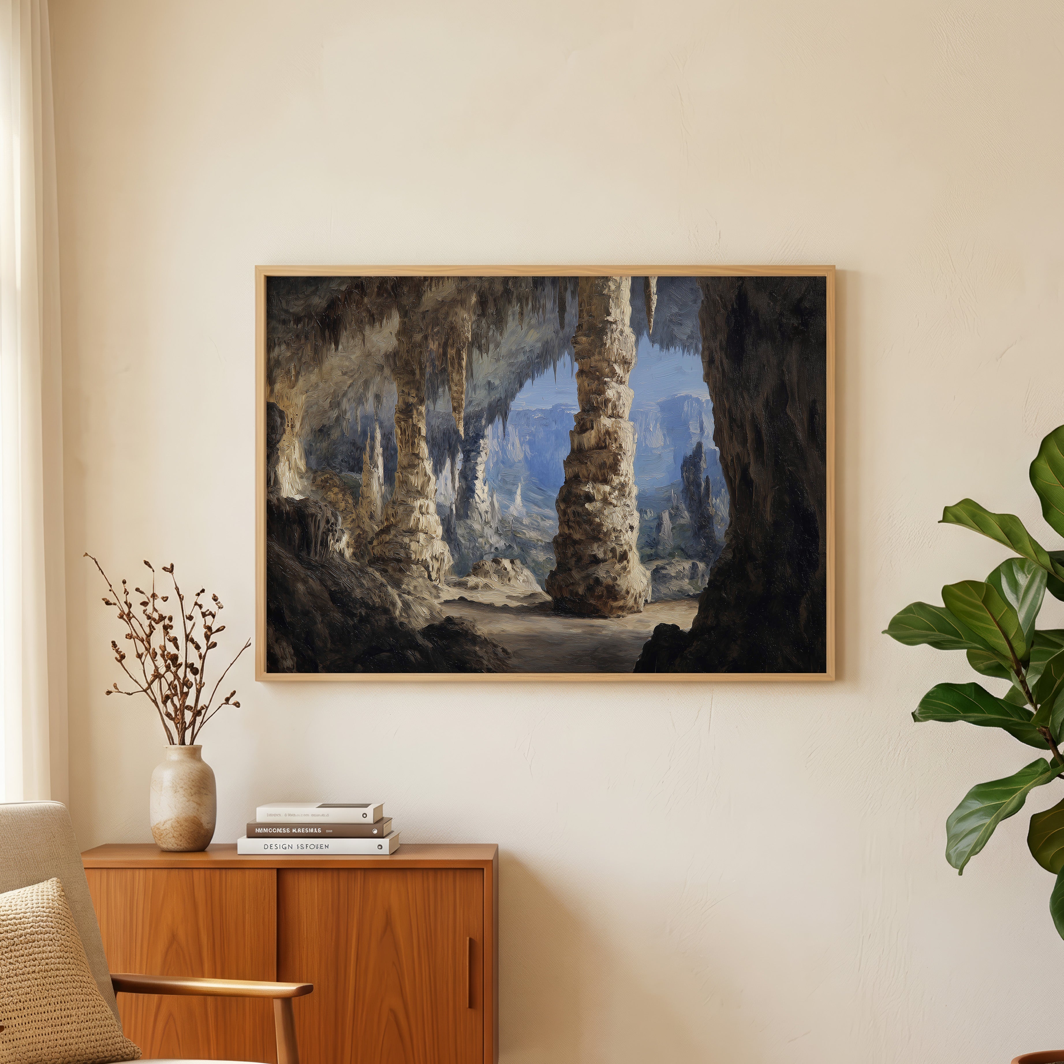 Carlsbad Caverns National Park Oil Painting