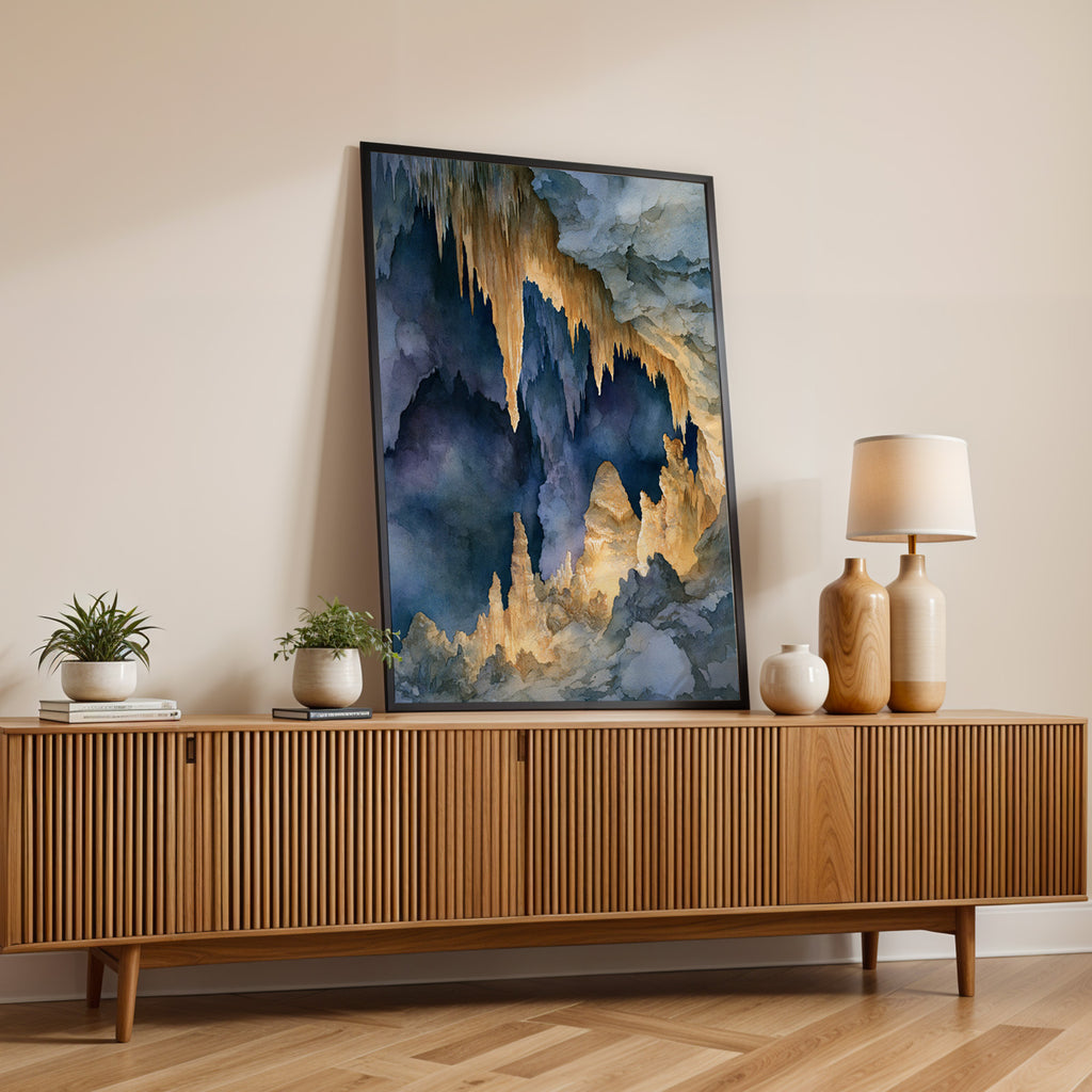 Carlsbad Caverns National Park Watercolor Art