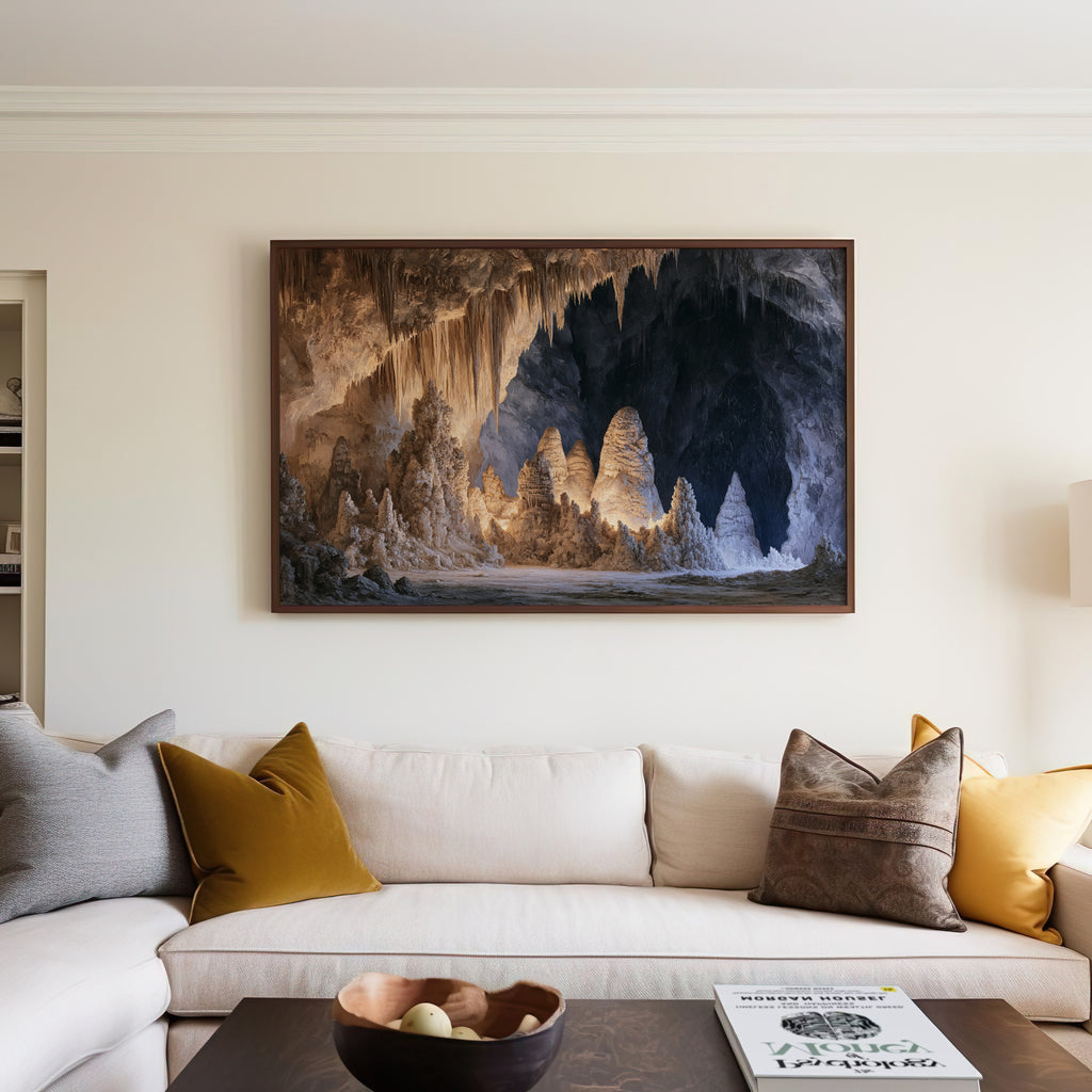 Carlsbad Caverns National Park Classical Oil Painting