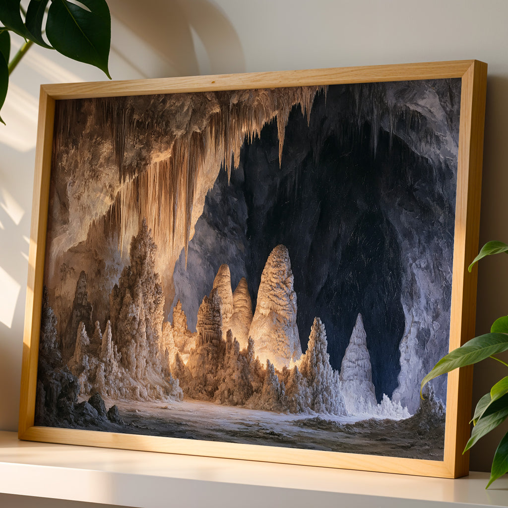 Carlsbad Caverns National Park Classical Oil Painting