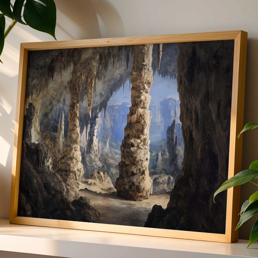 Carlsbad Caverns National Park Oil Painting