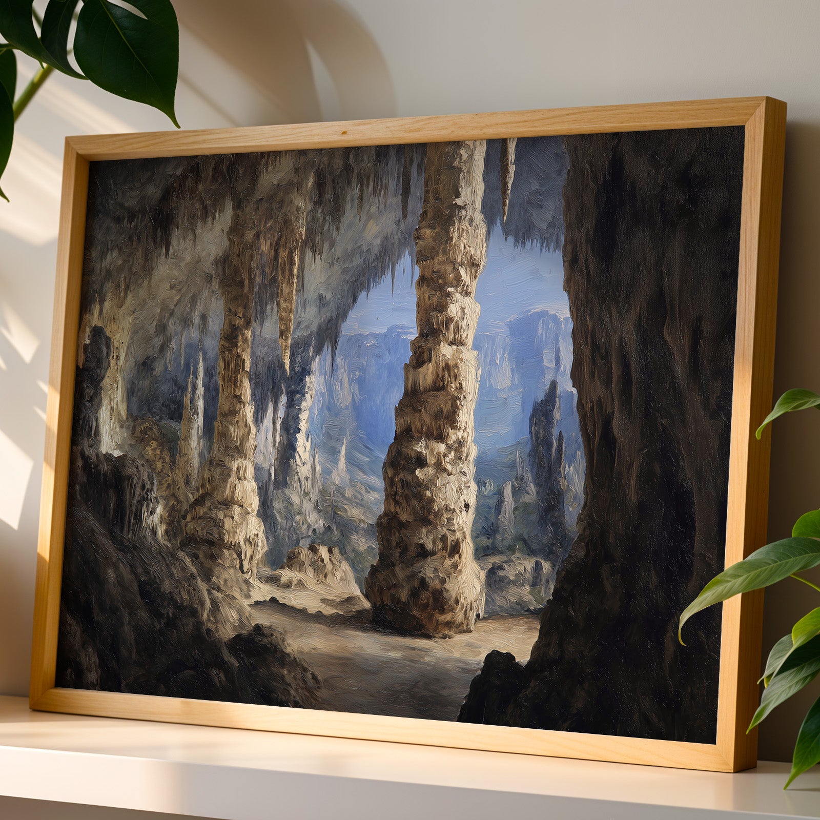 Carlsbad Caverns National Park Oil Painting