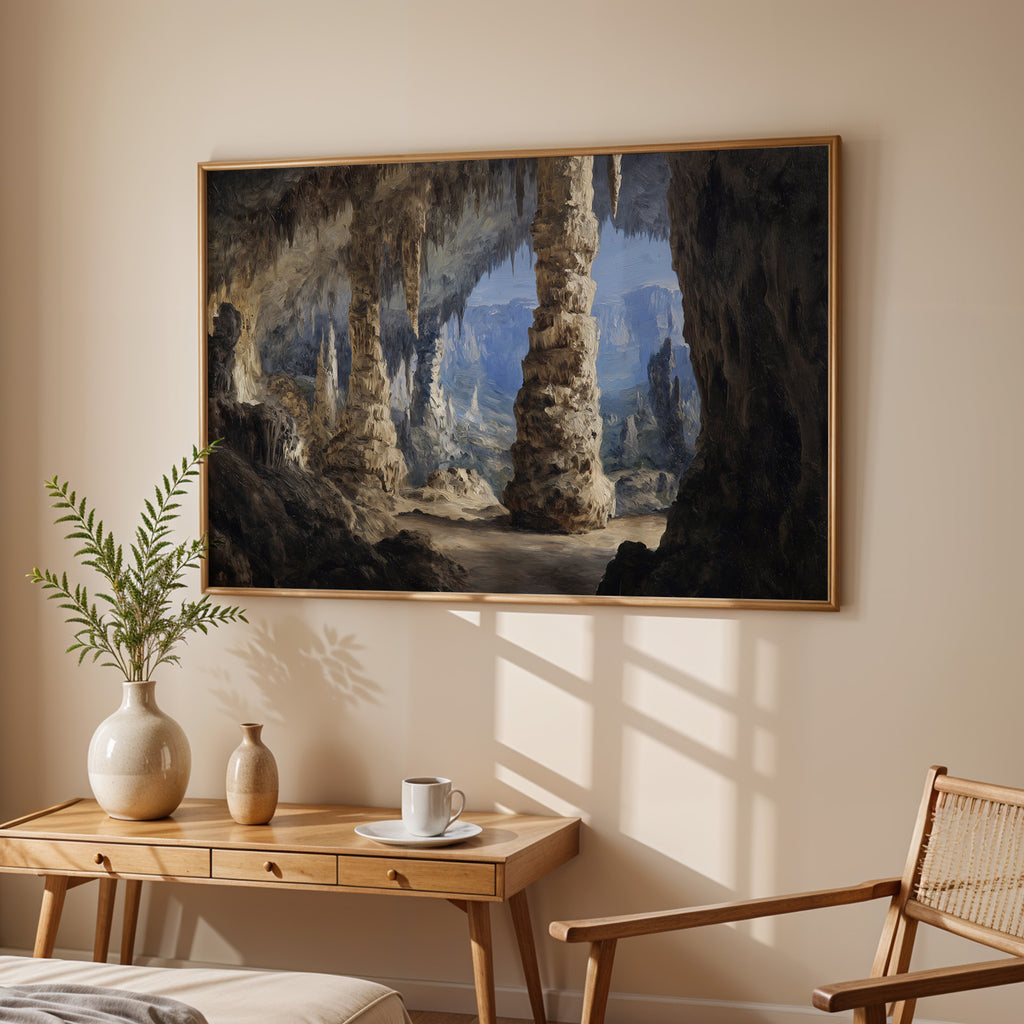 Carlsbad Caverns National Park Oil Painting
