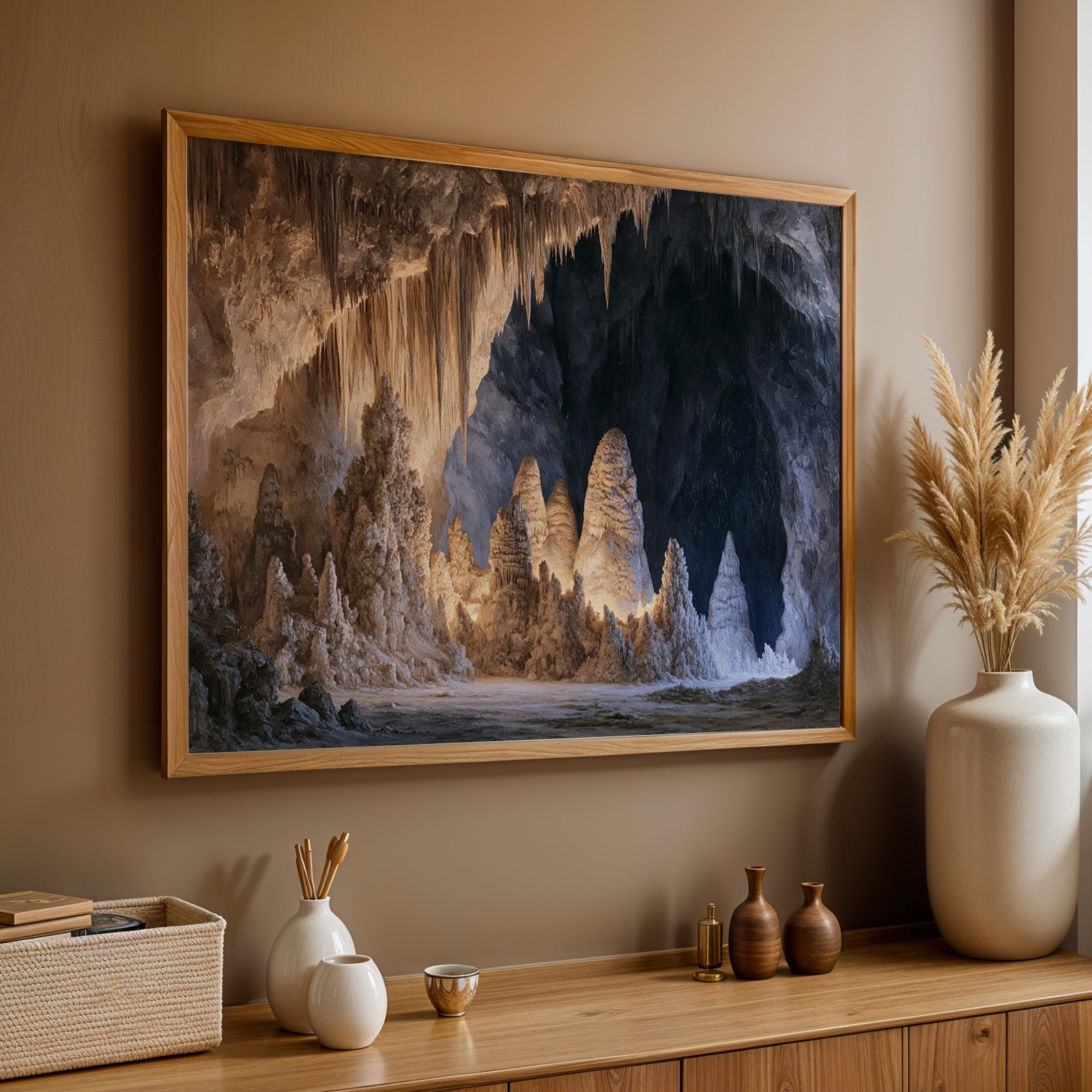 Carlsbad Caverns National Park Classical Oil Painting