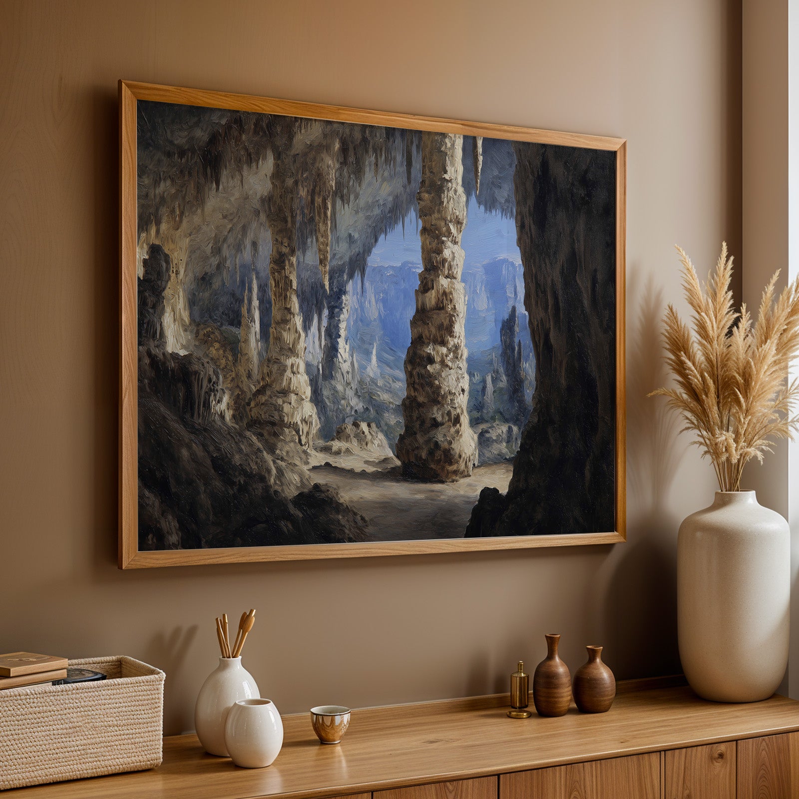 Carlsbad Caverns National Park Oil Painting