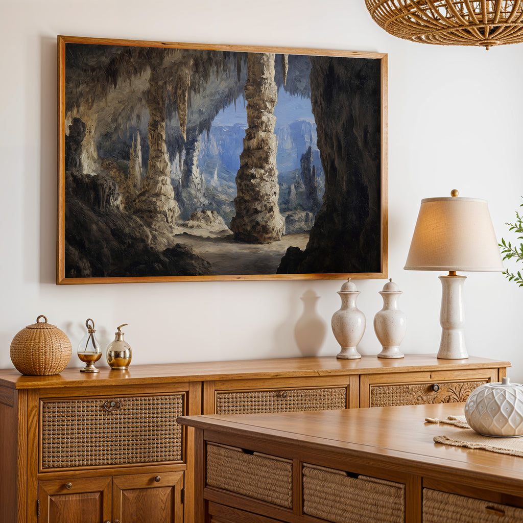 Carlsbad Caverns National Park Oil Painting