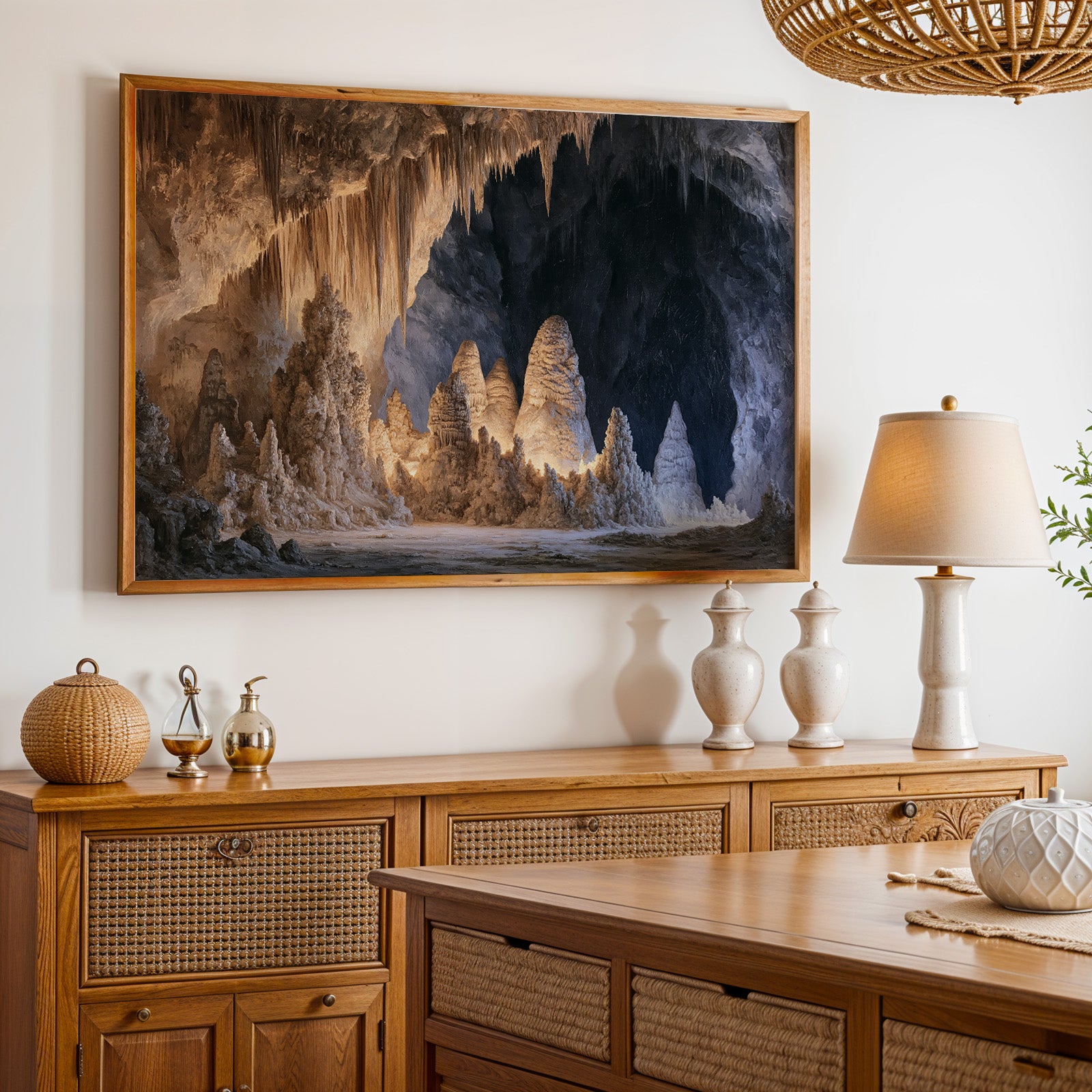 Carlsbad Caverns National Park Classical Oil Painting