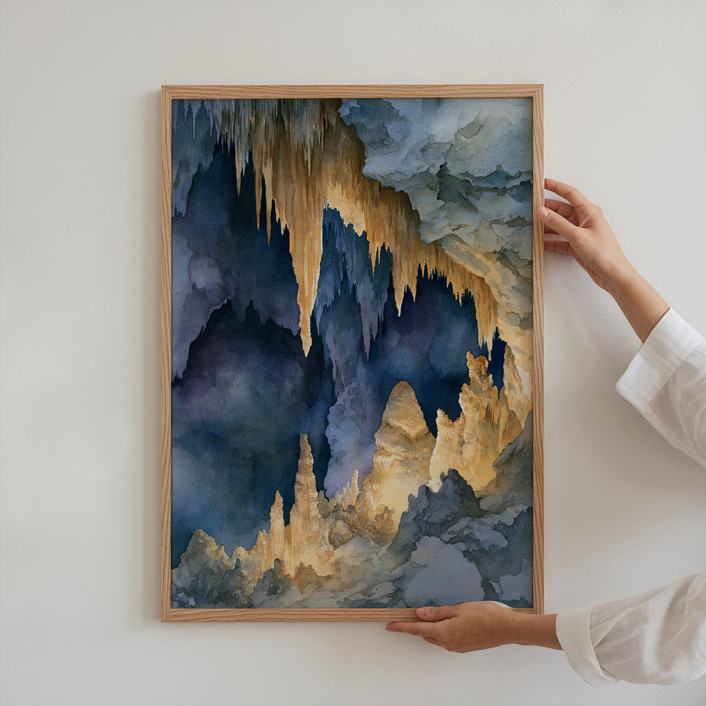 Carlsbad Caverns National Park Watercolor Art