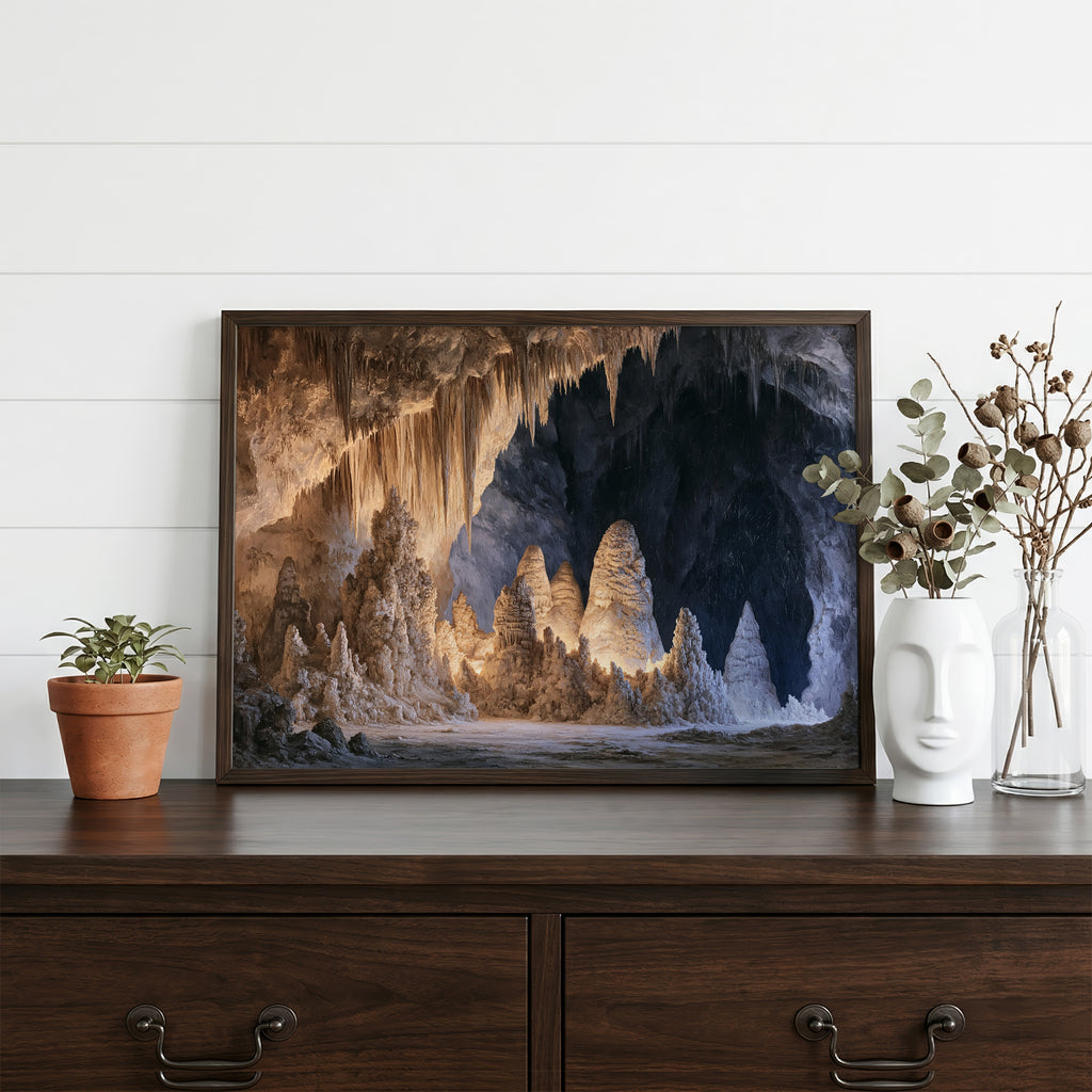 Carlsbad Caverns National Park Classical Oil Painting