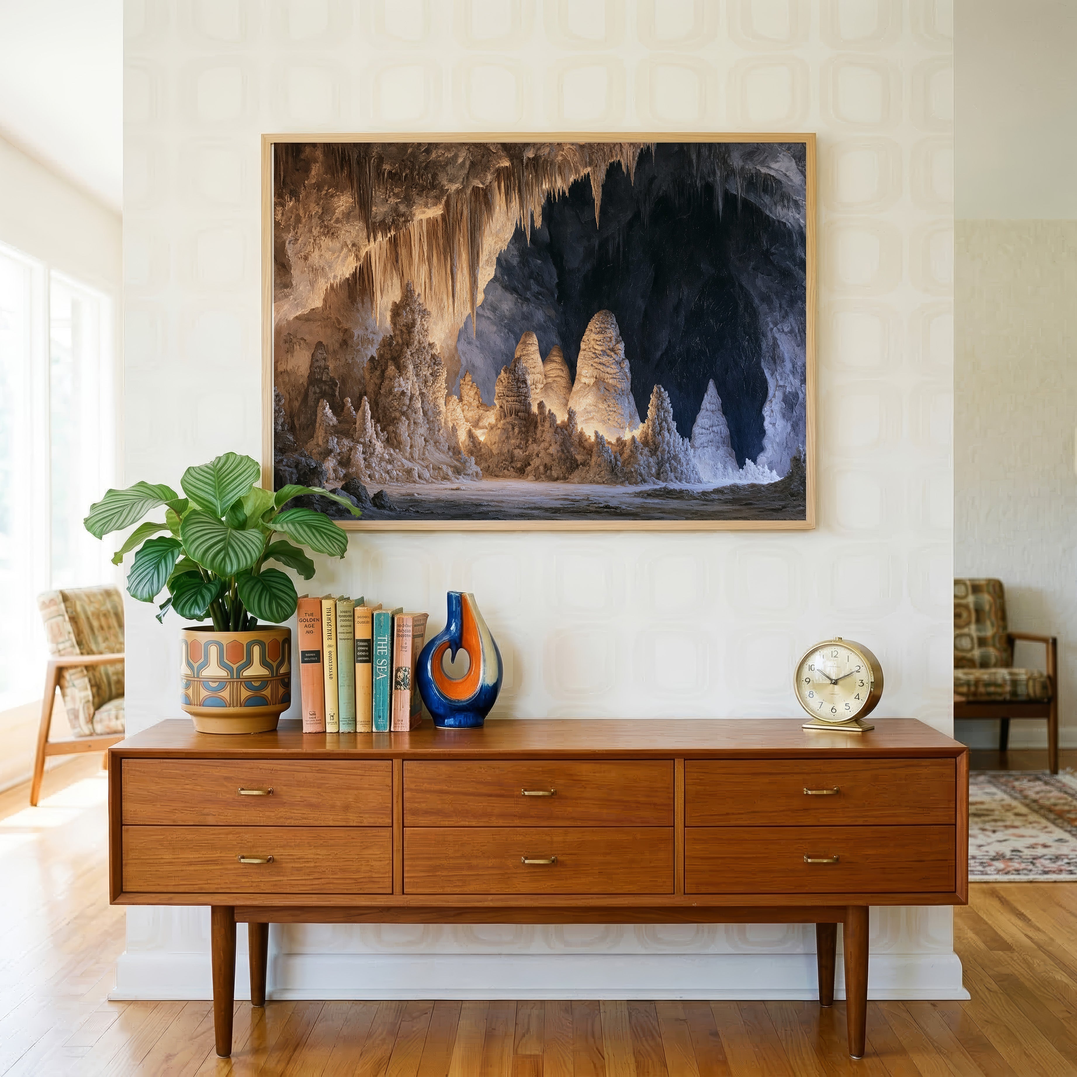 Carlsbad Caverns National Park Classical Oil Painting