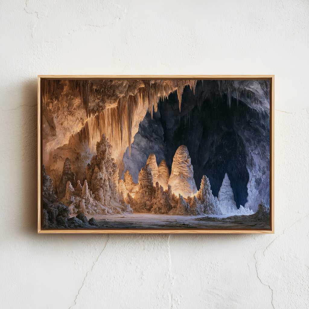 Carlsbad Caverns National Park Classical Oil Painting