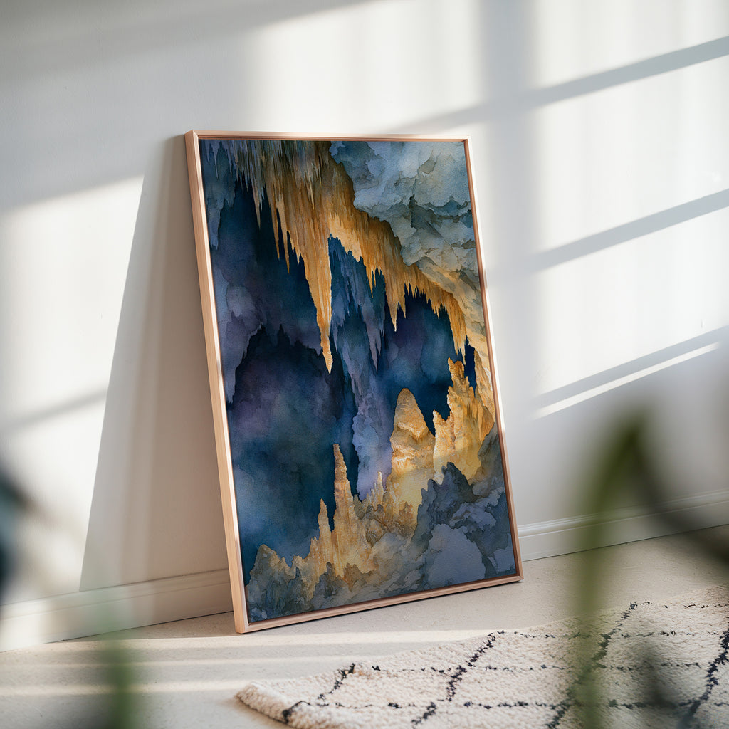 Carlsbad Caverns National Park Watercolor Art