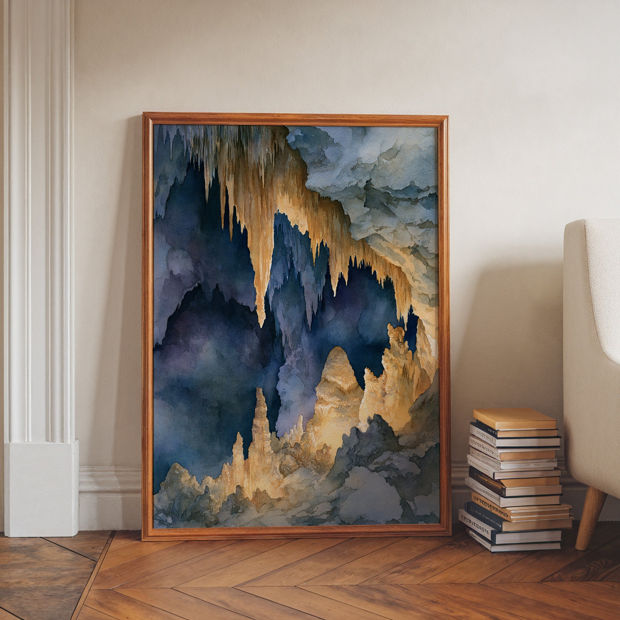 Carlsbad Caverns National Park Watercolor Art