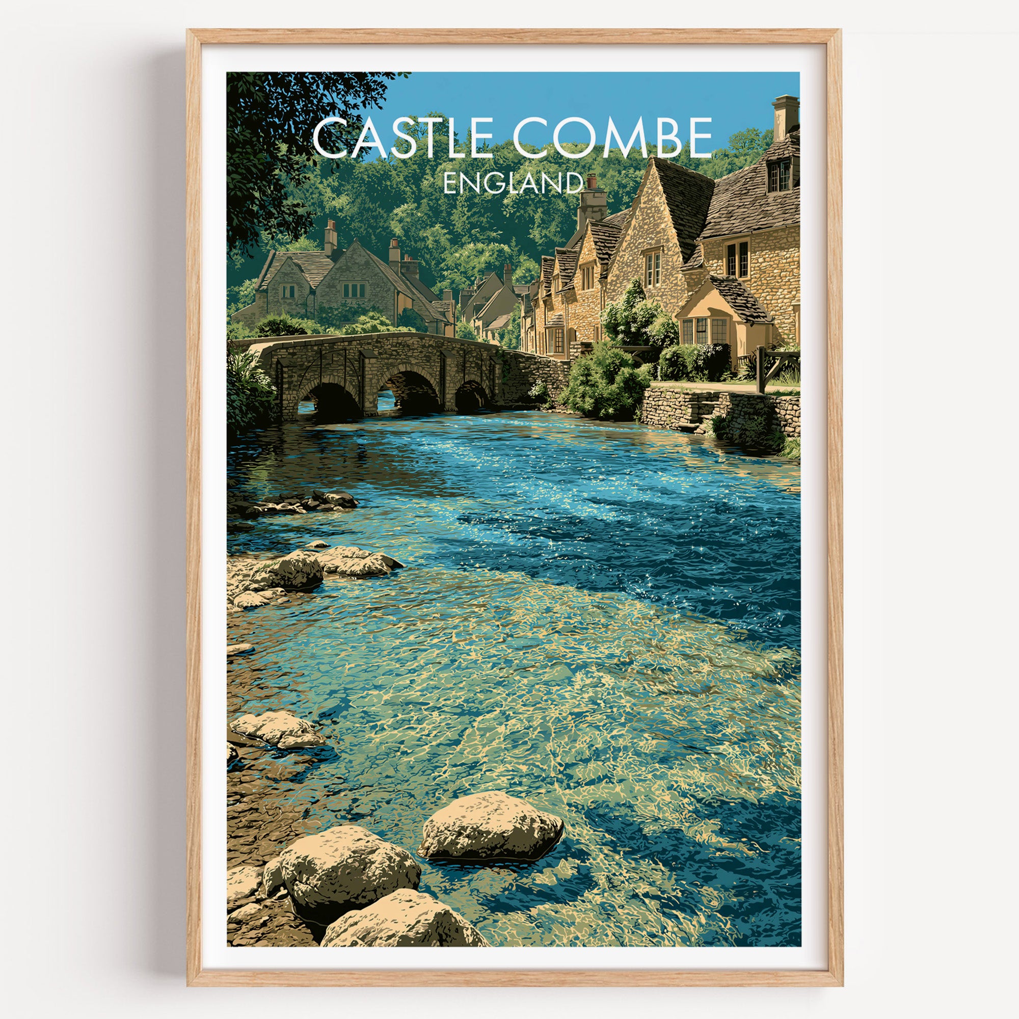 Castle Combe Wiltshire England