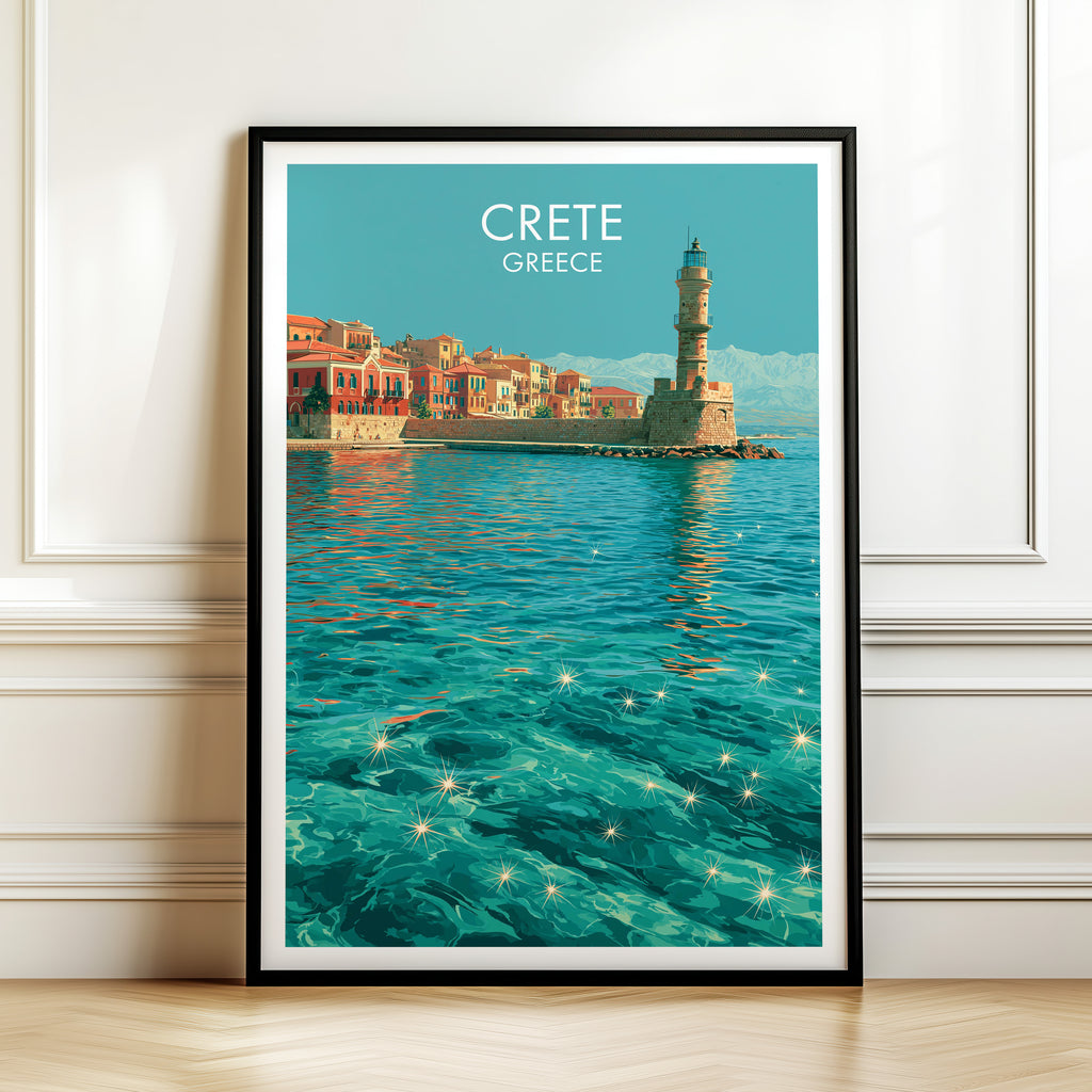 Le port de Chania, Crète, Grèce