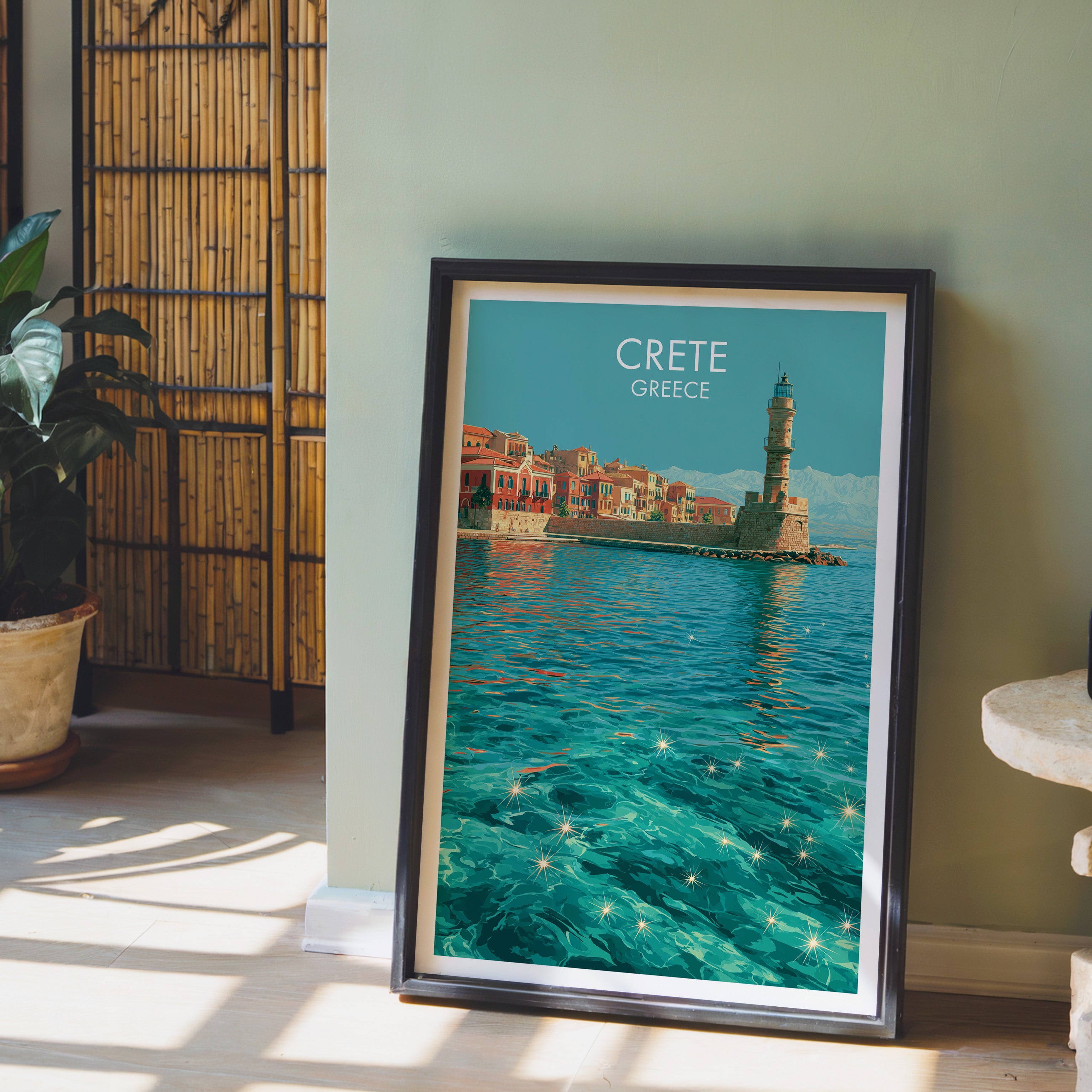 Le port de Chania, Crète, Grèce