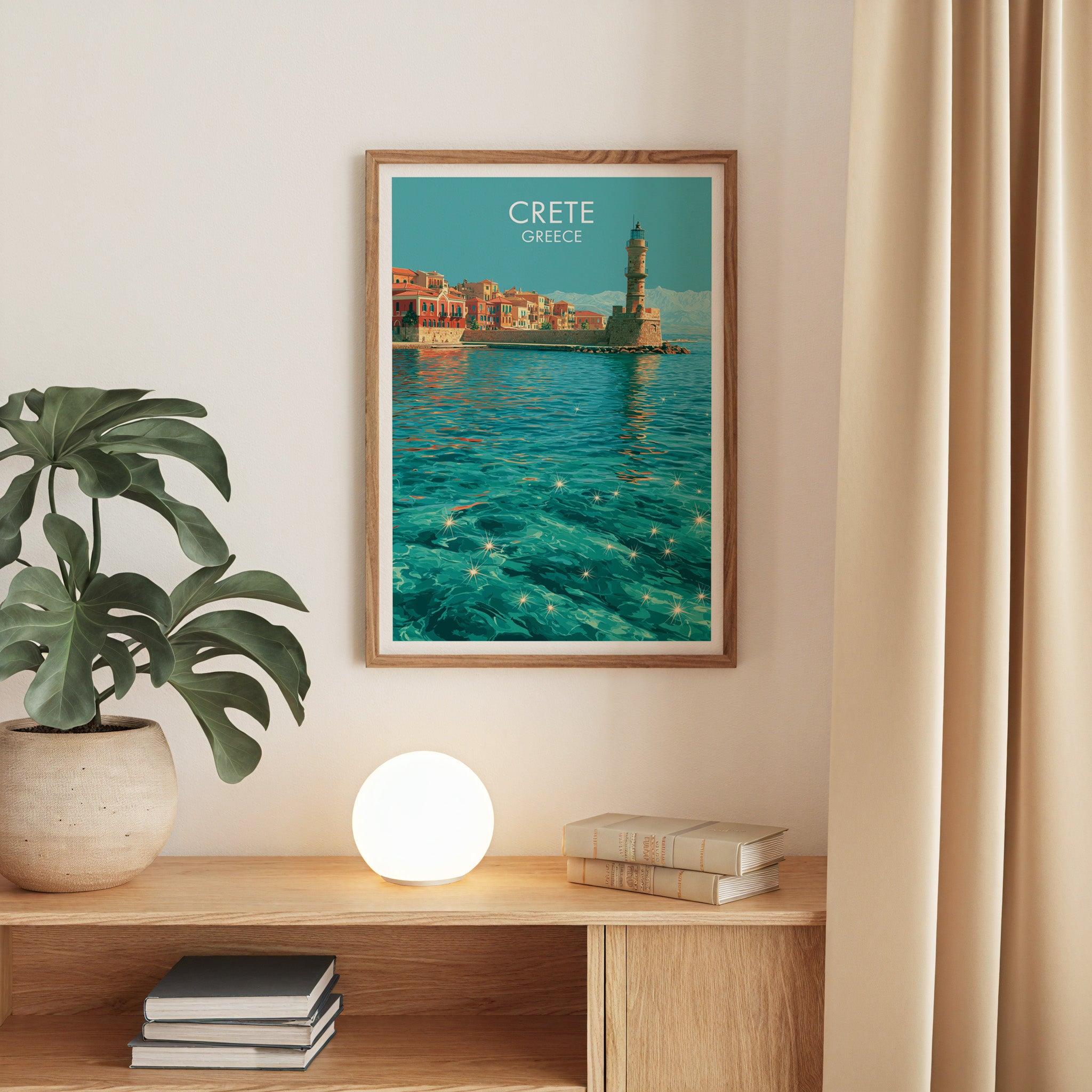 Le port de Chania, Crète, Grèce