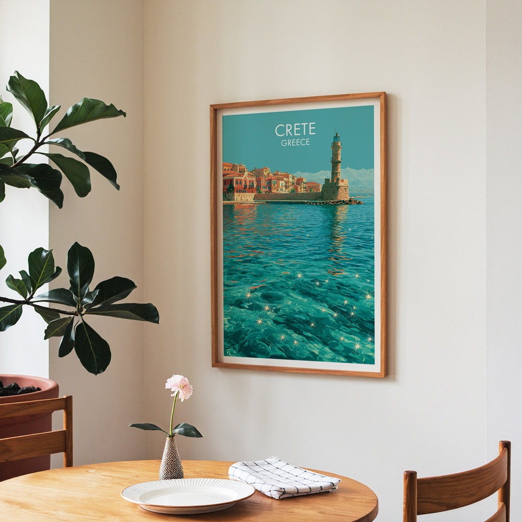 Le port de Chania, Crète, Grèce